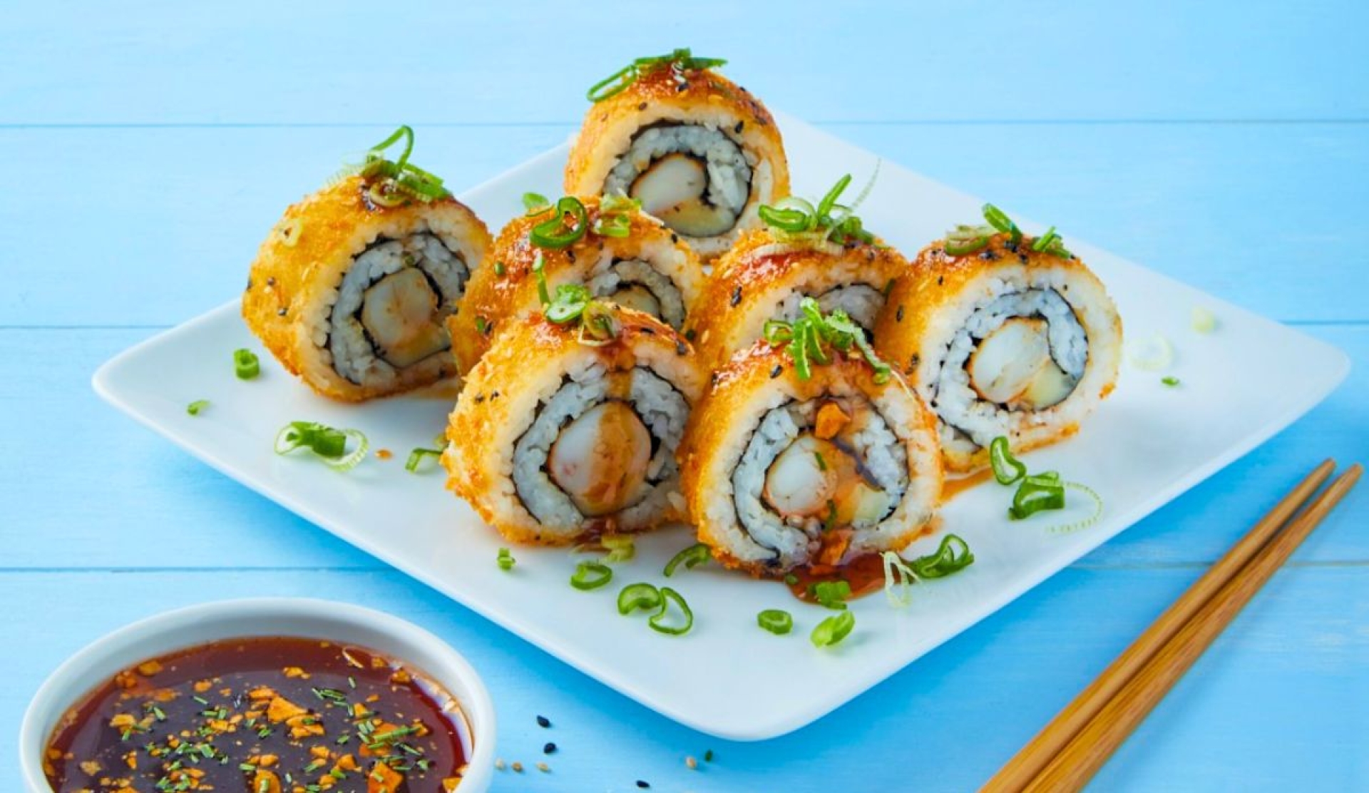 Día del Sushi: Prueba una deliciosa variante con camarón empanizado