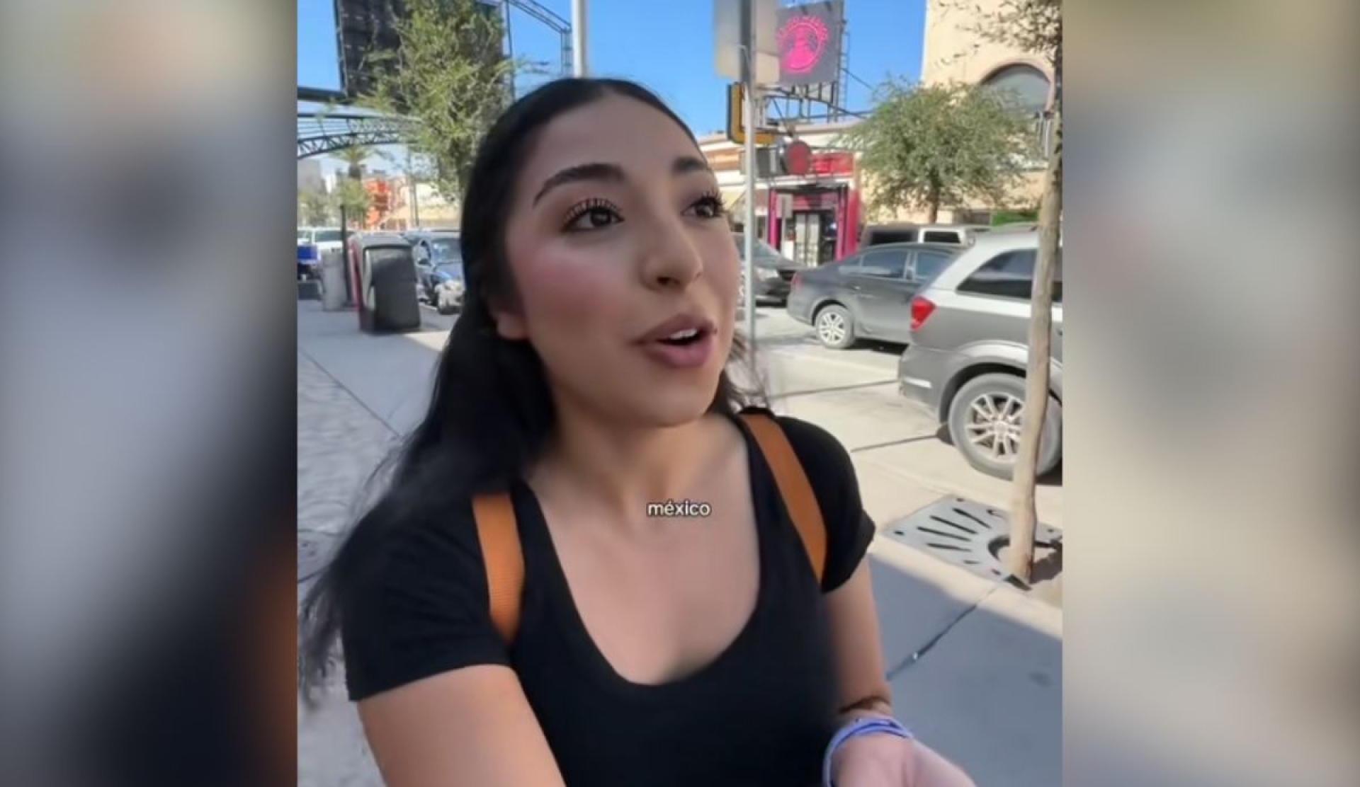 Joven mexicana muestra cómo cruzar la frontera a pie gastando solo seis pesos