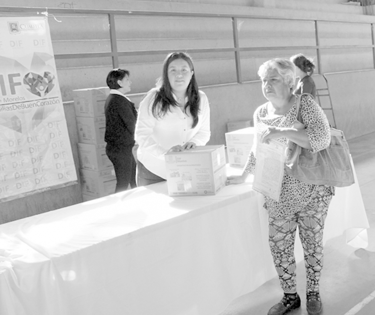 Entrega DIF Cuautla 172 despensas para menores de cinco años y personas en situación vulnerable