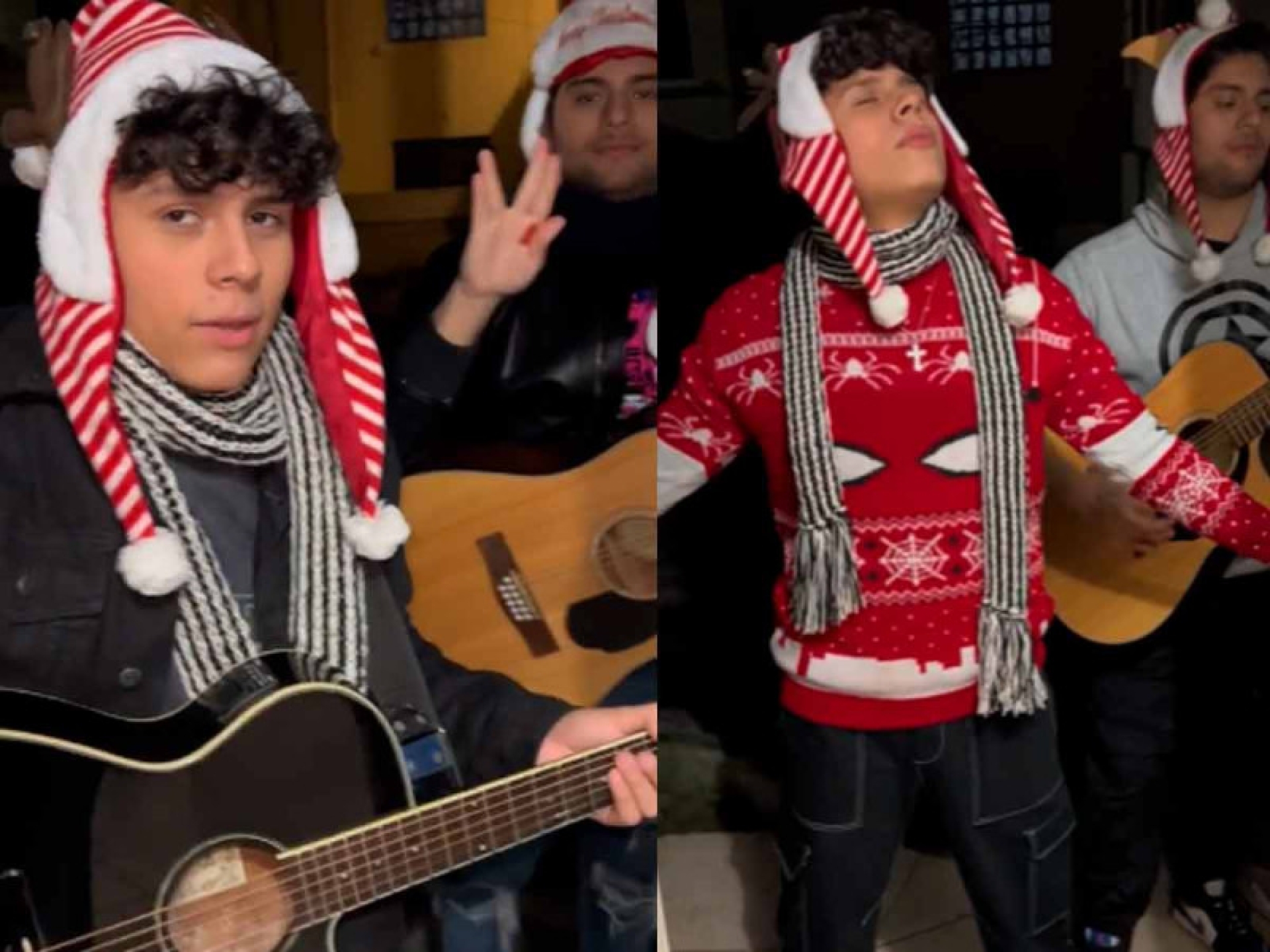 Navidad al estilo 'bélico': Tiktokers reinventan los clásicos navideños