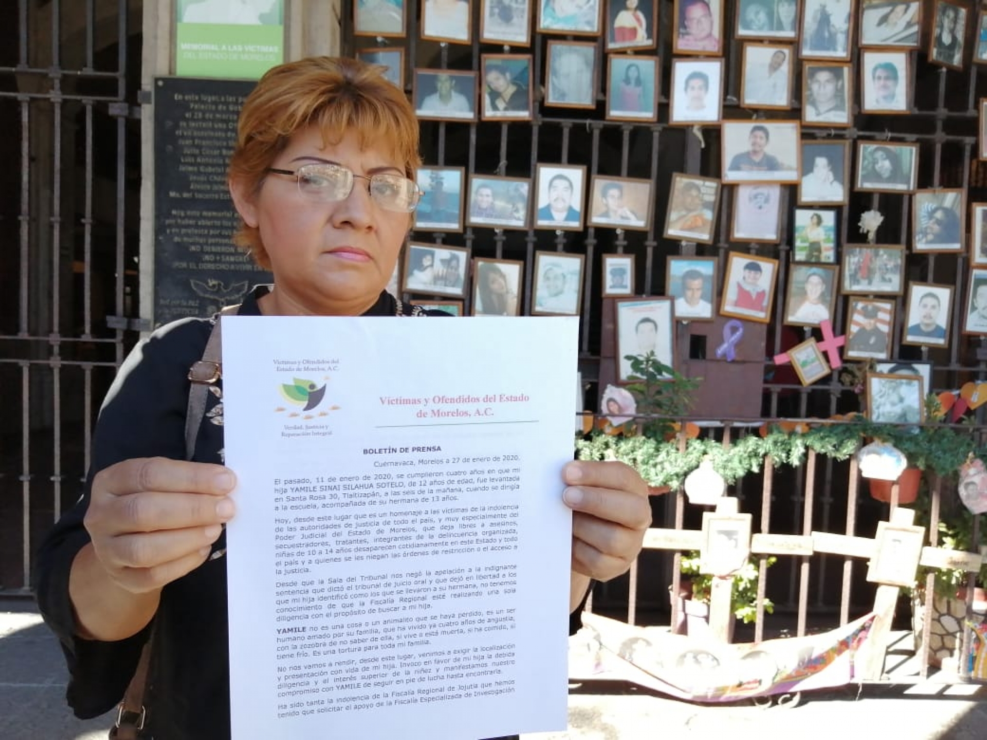 Demandan familiares resultados en investigación en torno al secuestro de Yamilé Sinahí