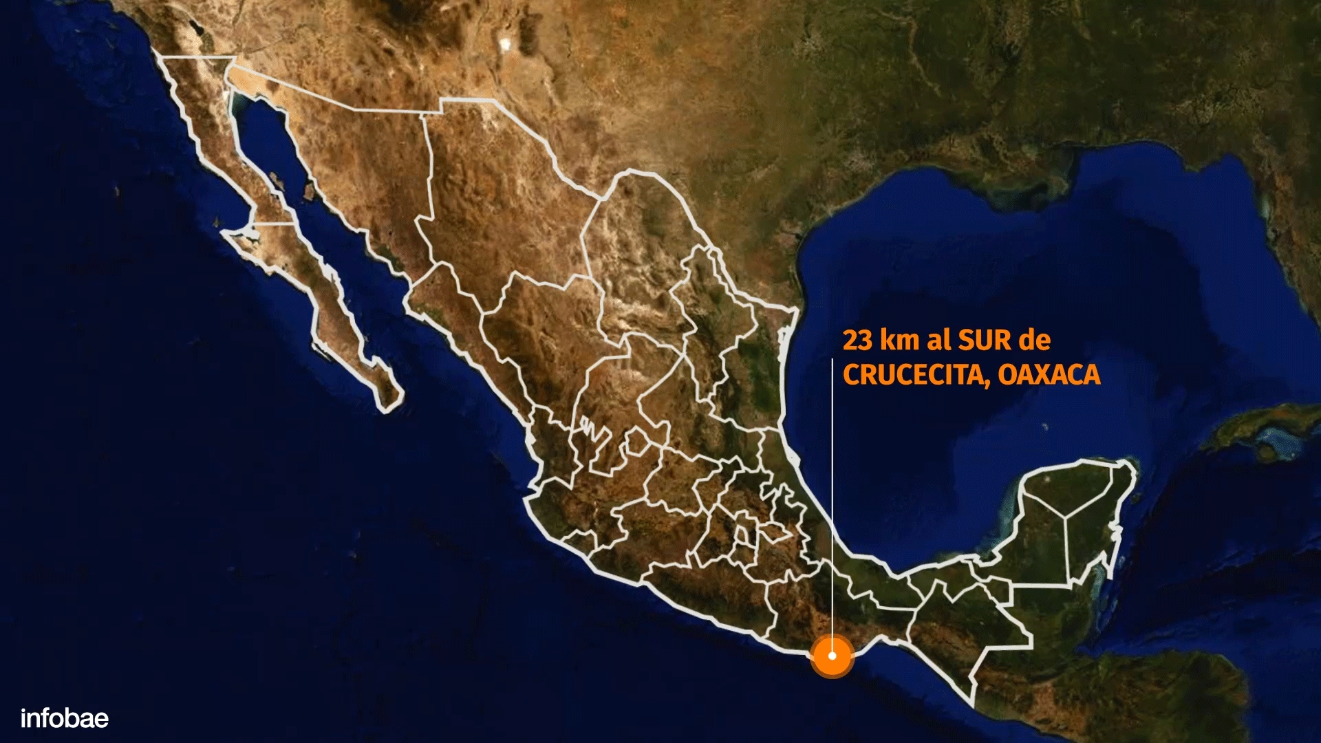Van 147 réplicas del sismo en Oaxaca; la más fuerte de magnitud 4.6