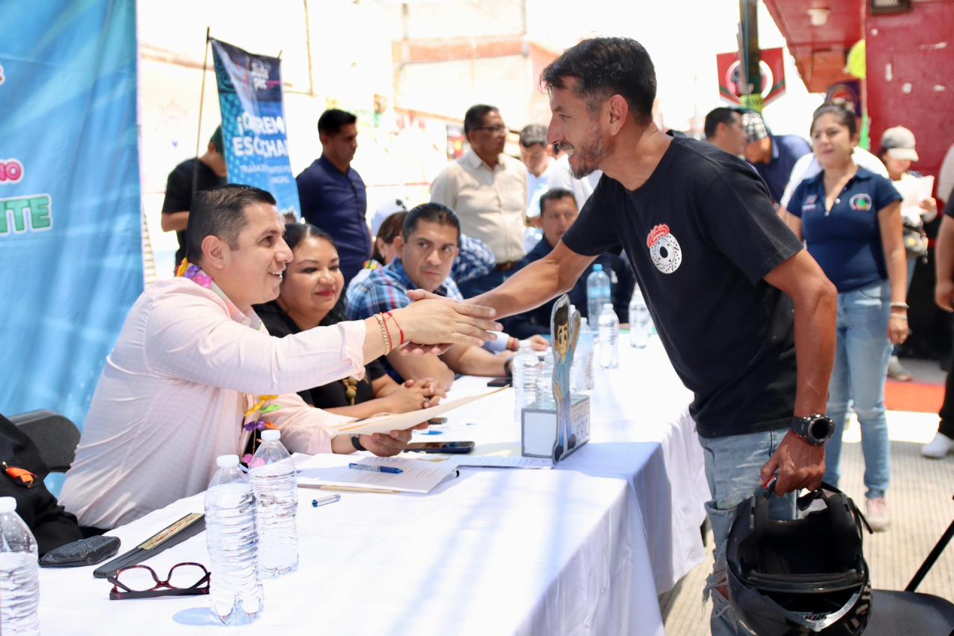 'De la mano con tu presidente' llega a la colonia Otilio Montaño de Jiutepec