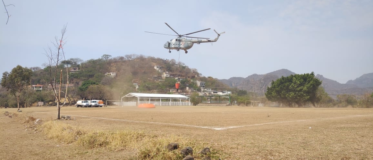 Activos, cuatro incendios forestales: EEMI