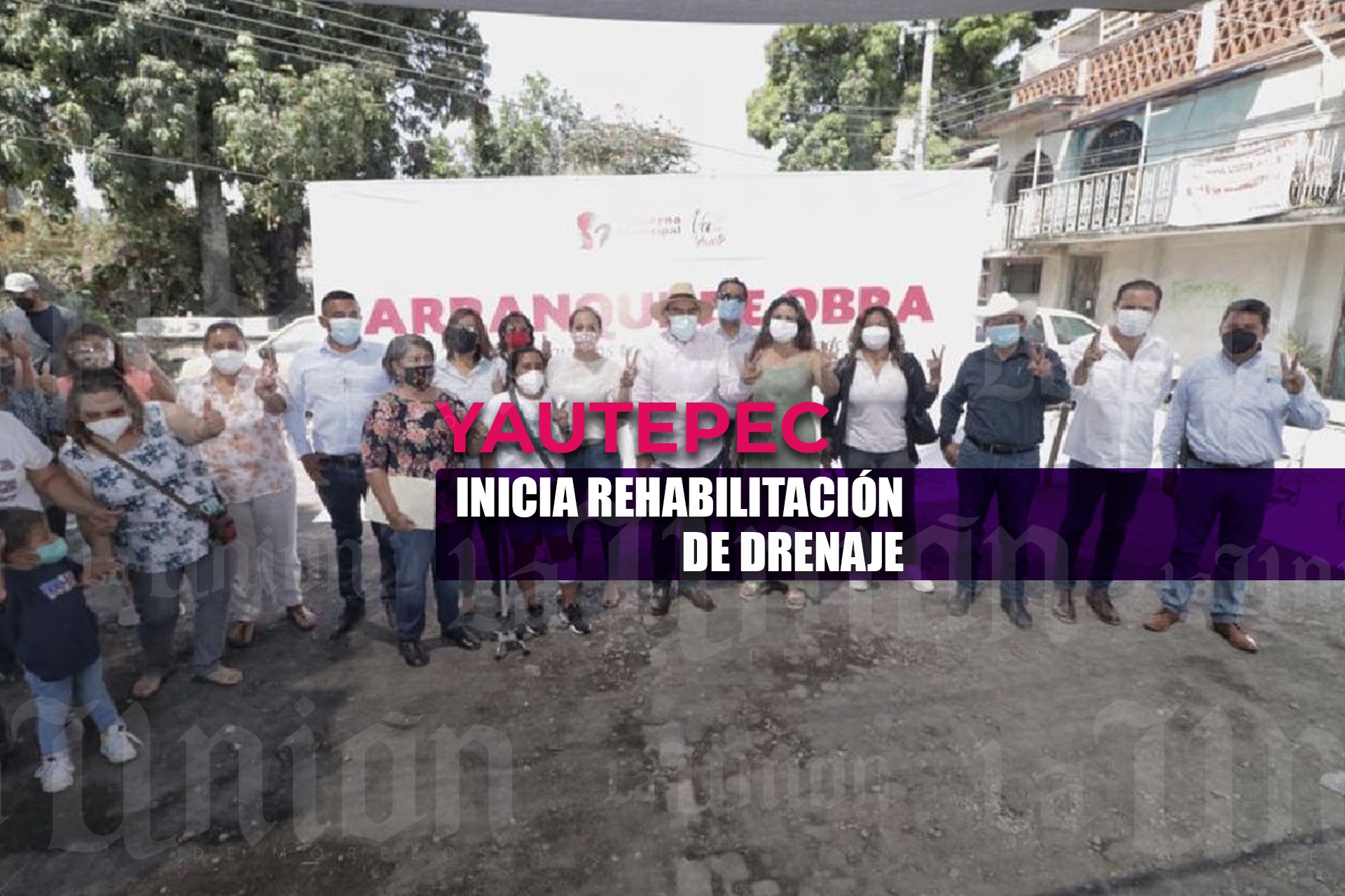 Encabeza alcalde de Yautepec inicio de obras