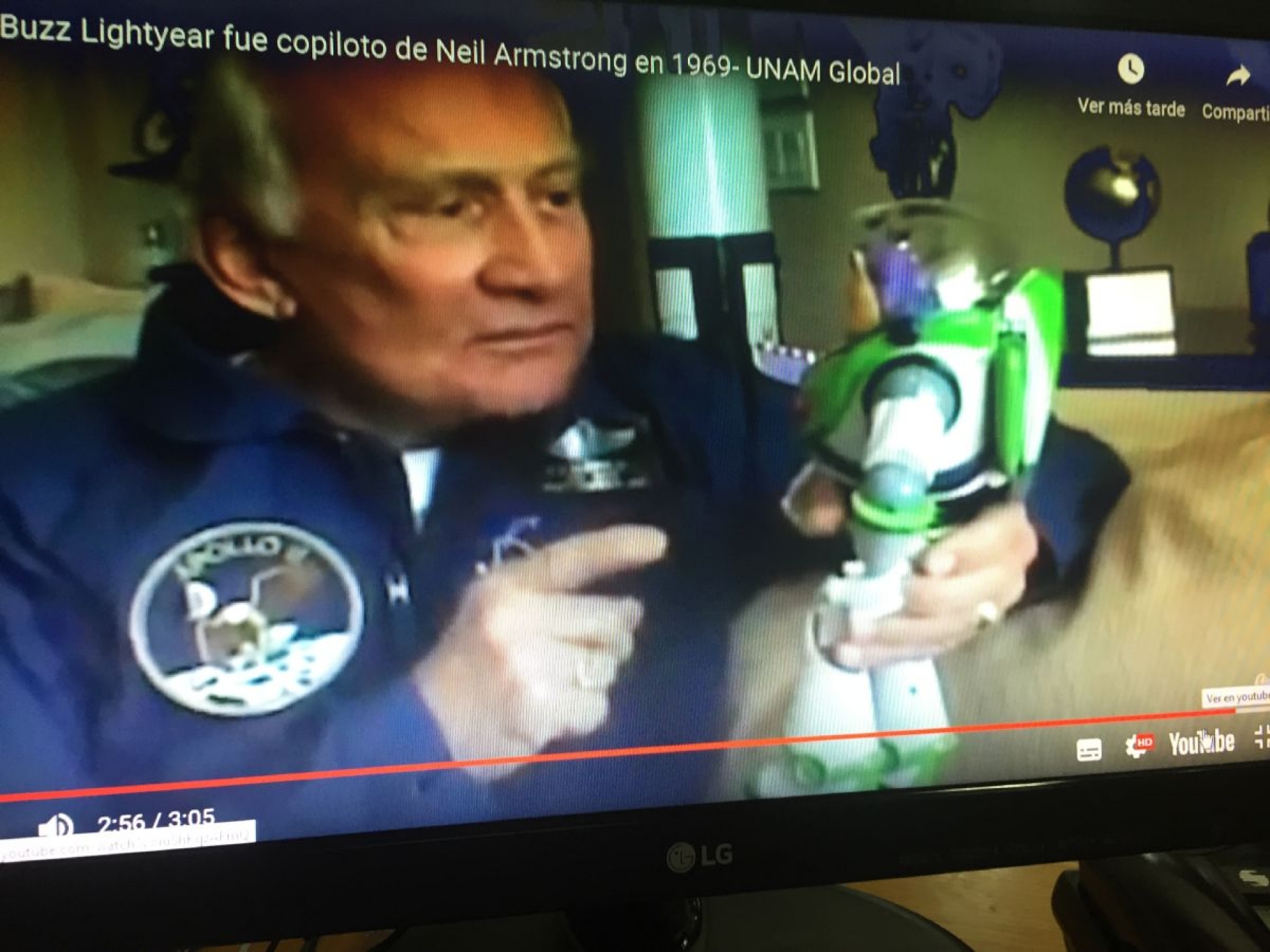 Buzz Lightyear fue copiloto de Neil Armstrong en 1969
