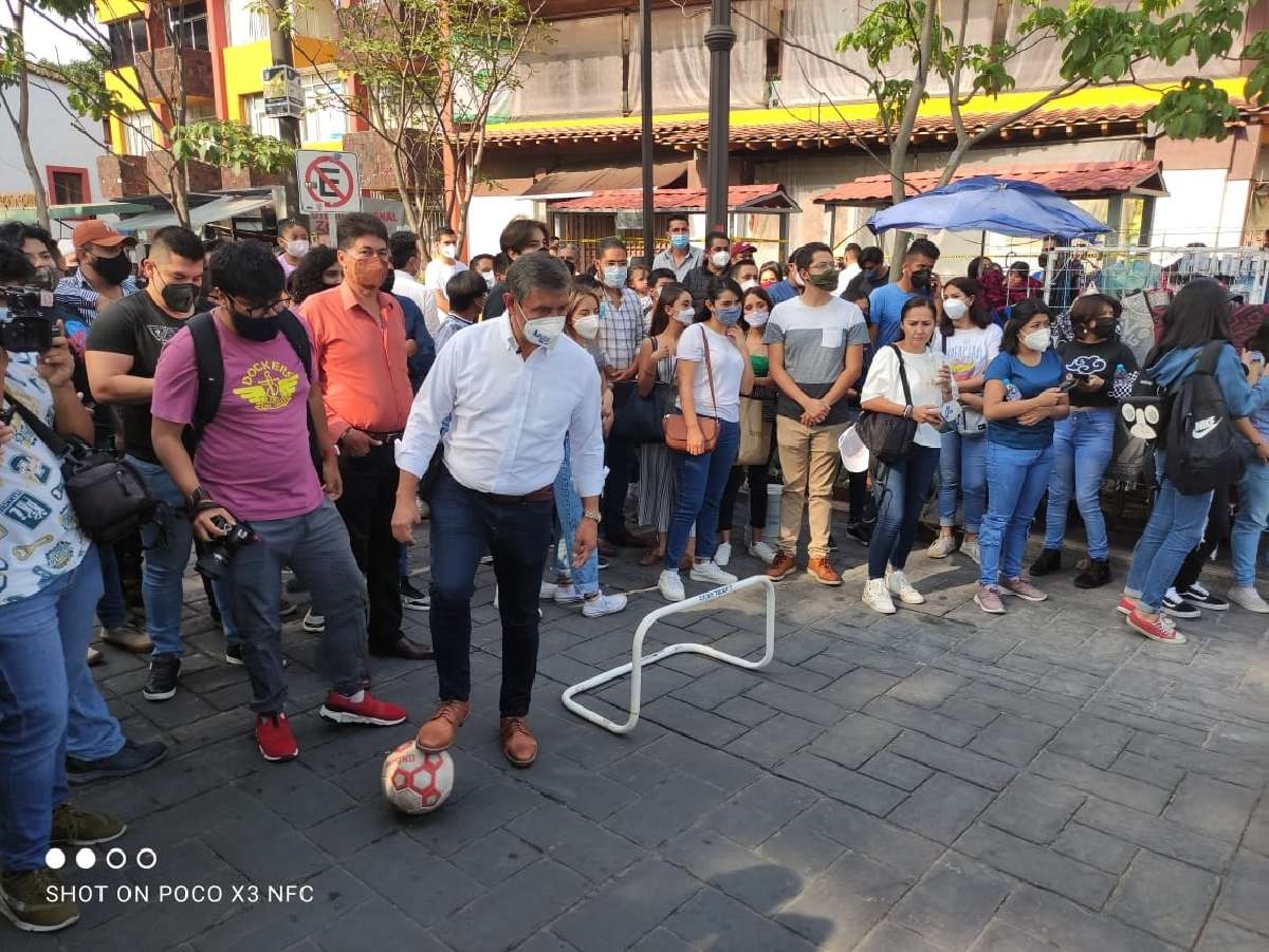 Jóvenes con Urióstegui se adueñan del corazón de Cuernavaca