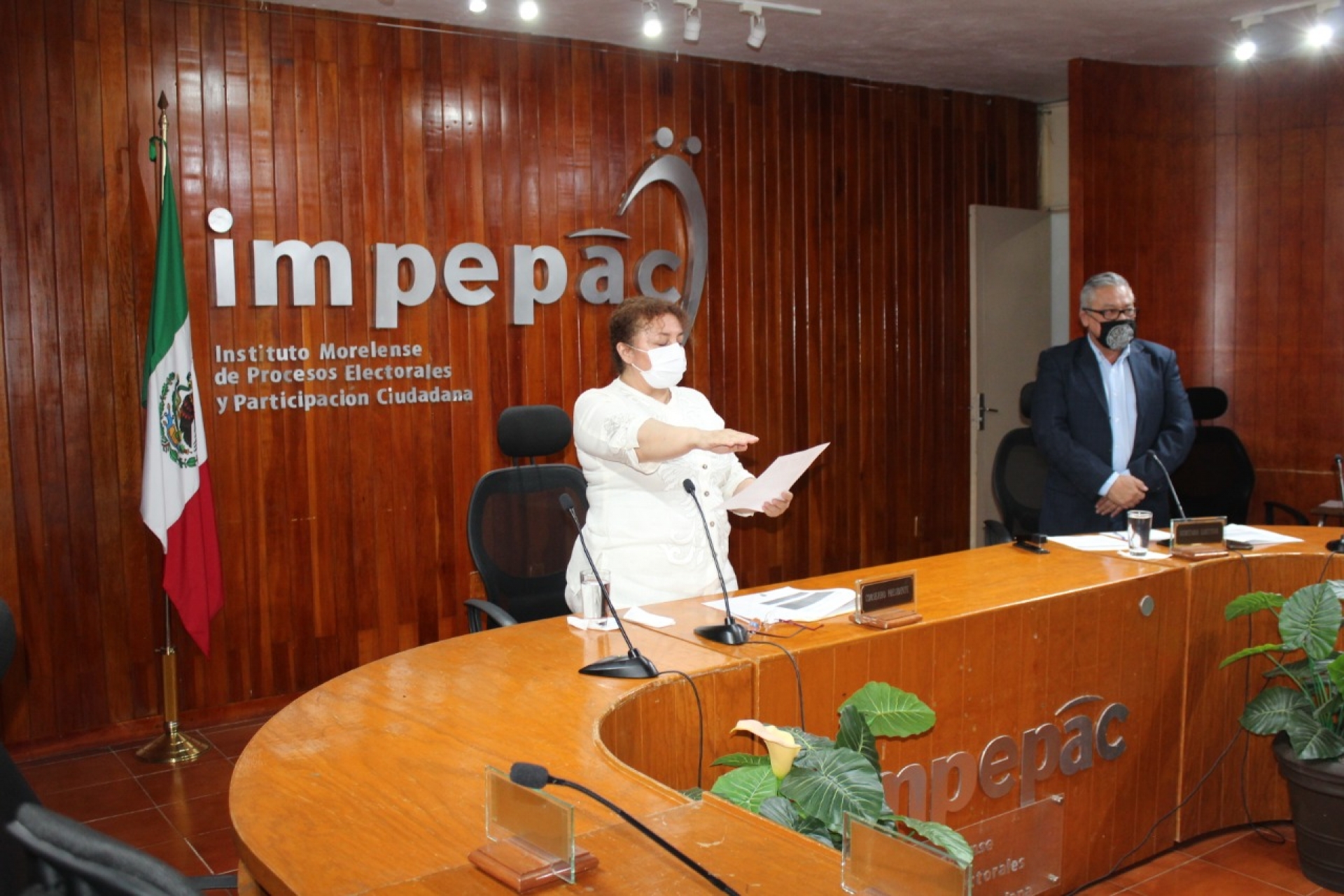 Rinde protesta América Preciado como consejera presidenta provisional del Impepac
