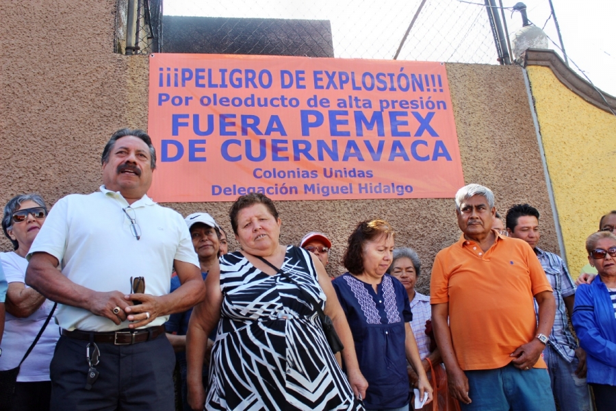 Piden colonos a la petrolera revisar seguridad de ducto de Pemex