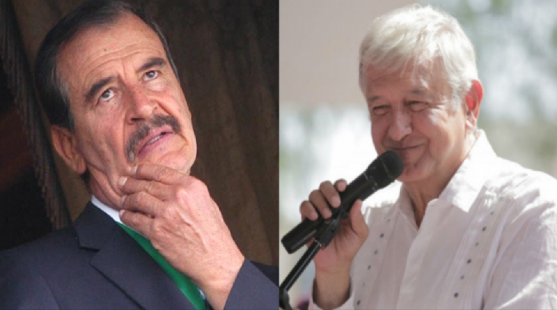 AMLO aconseja a Vicente Fox "agarrar la matraca" y hacer campaña por Meade