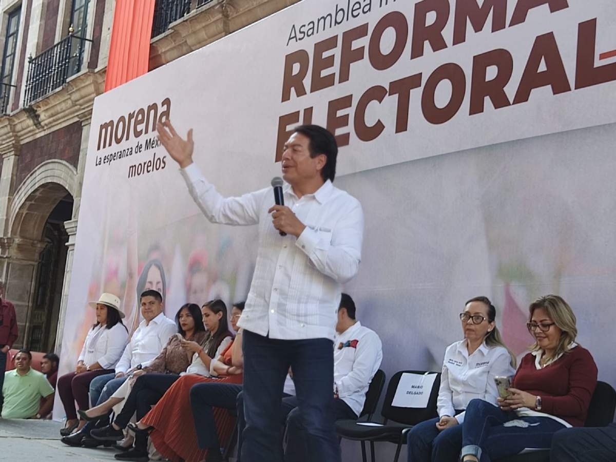 Defiende Mario Delgado reforma electoral