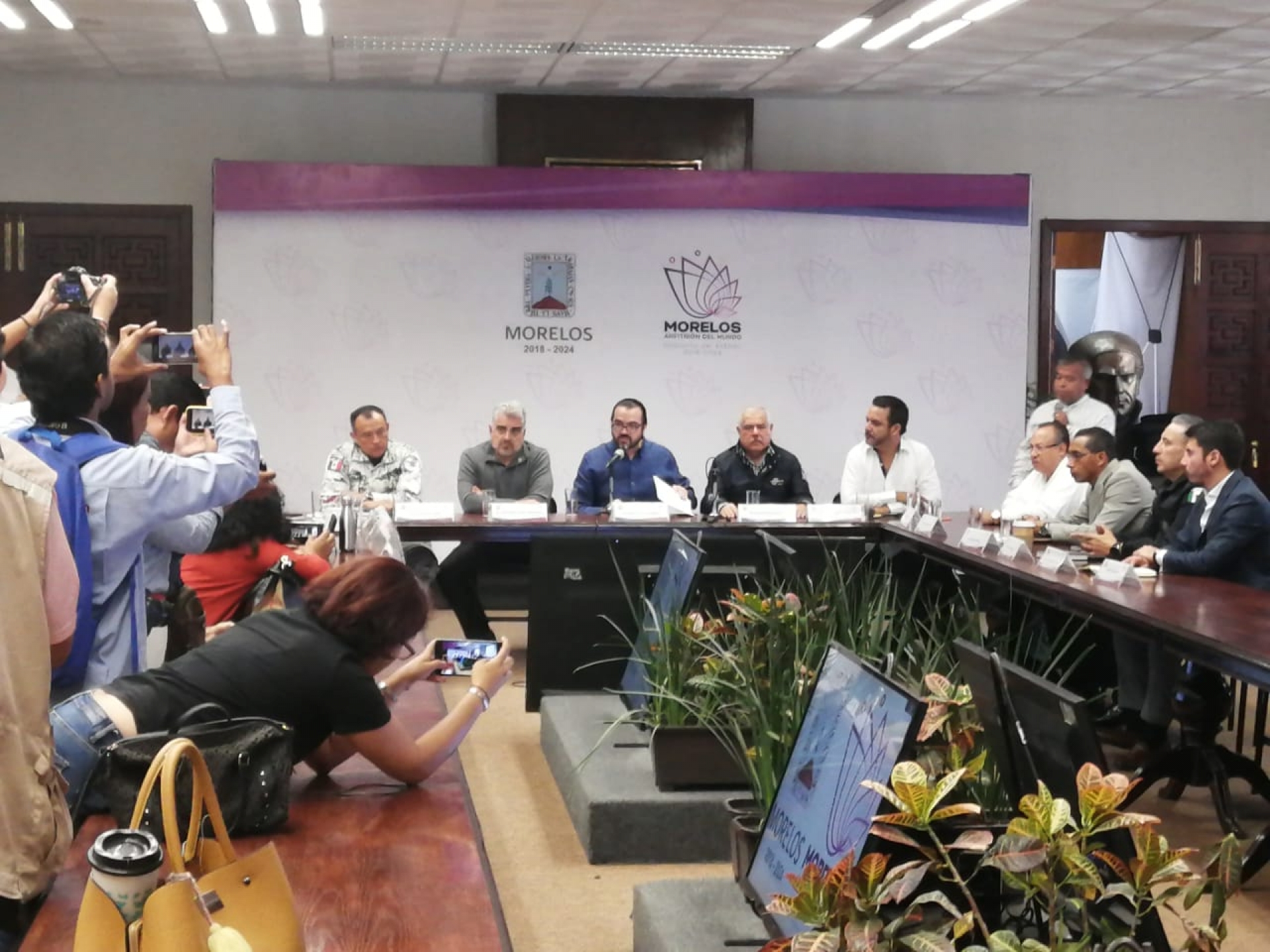 Anuncian autoridades estatales y capitalinas acuerdo para convenio de Mando Coordinado