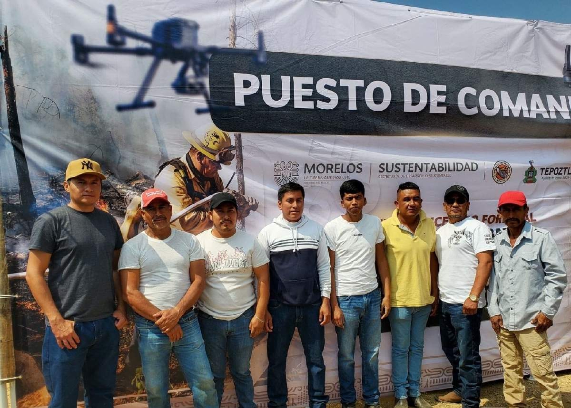 Brigadas forestales de Tlaltizapán reciben capacitación y equipo