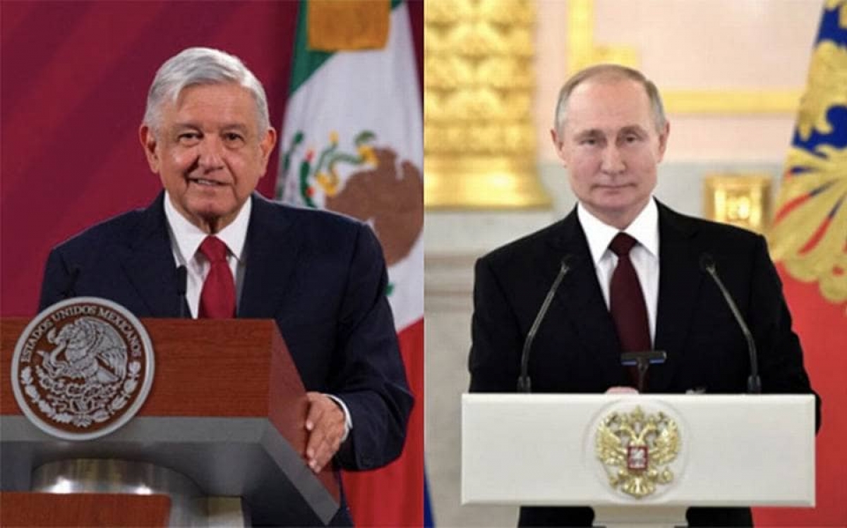 AMLO invita al gobierno de Rusia a participar en fiestas patrias de México