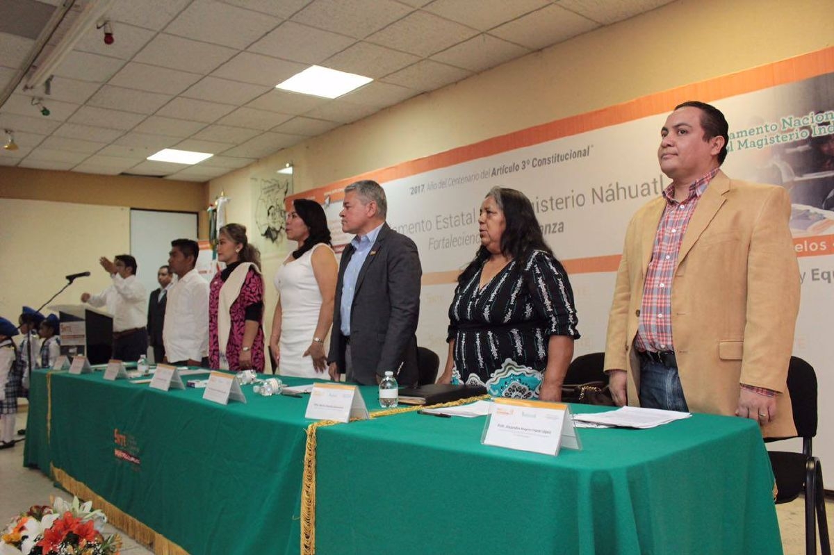 Realiza el SNTE parlamento estatal de magisterio náhuatl