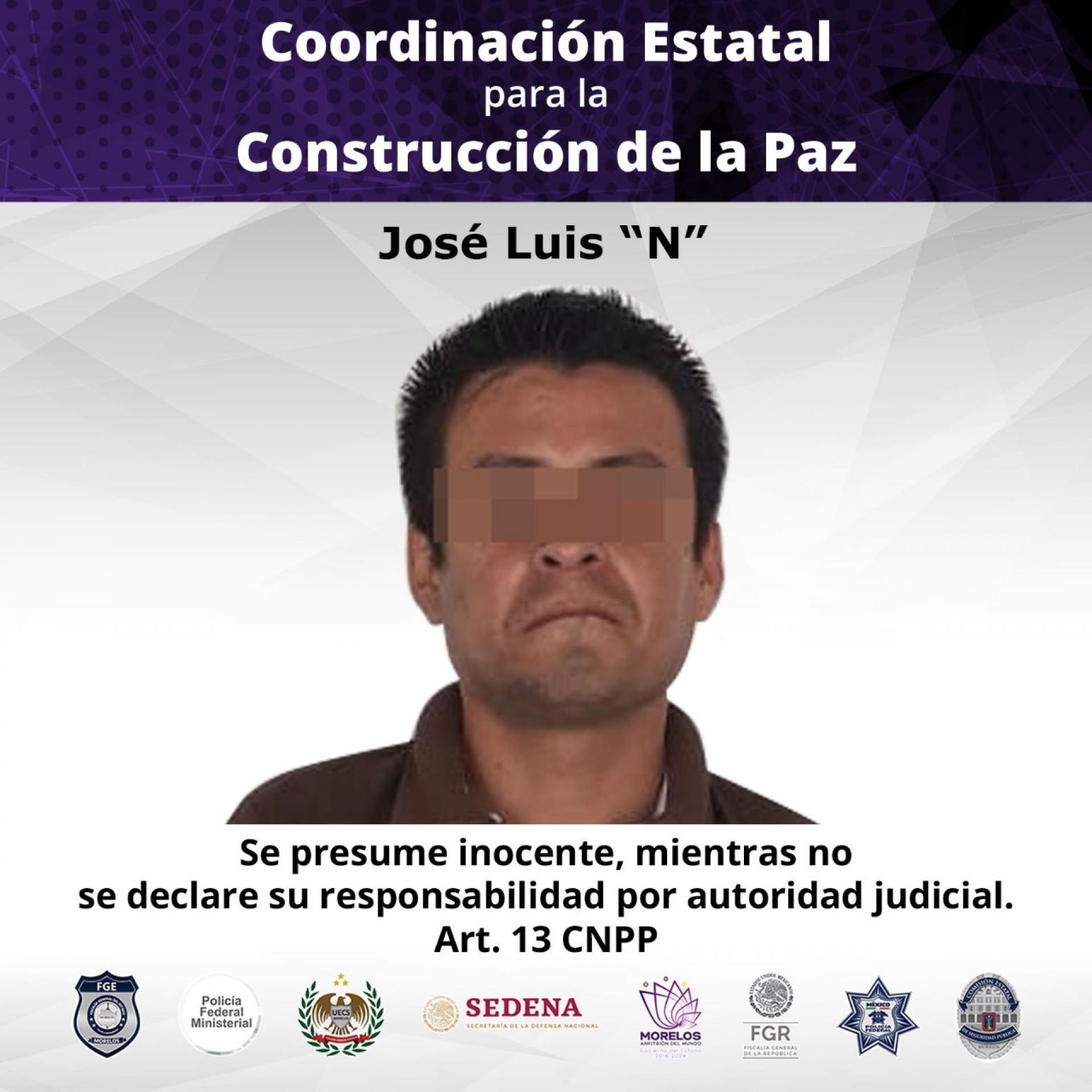 Vinculan a proceso a presunto homicida de una pareja, en Cuernavaca