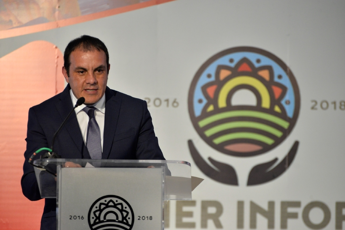 Rinde Cuauhtémoc Blanco su primer informe como Presidente de Cuernavaca