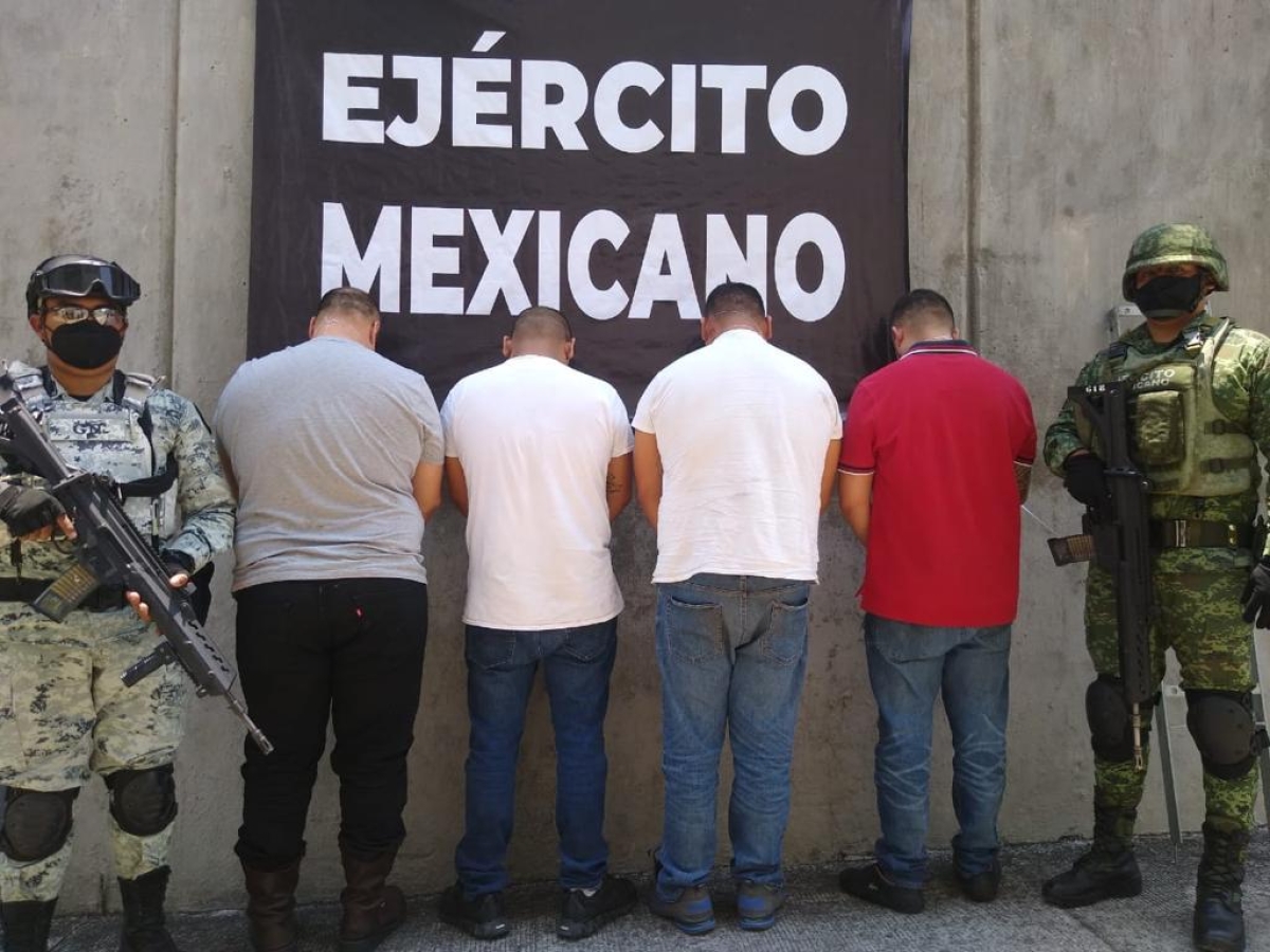 Detienen a siete presuntos integrantes del 'Cartel del Noroeste', en Xochitepec y Emiliano Zapata