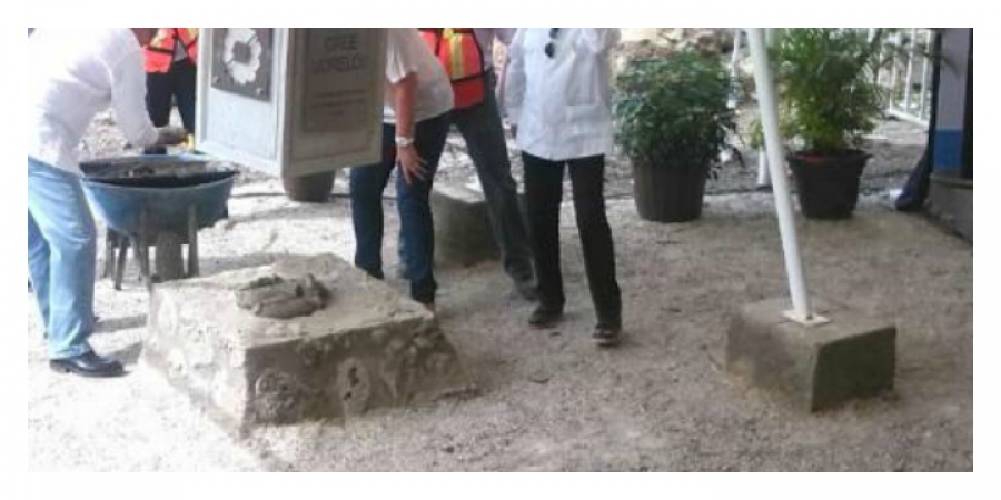 Colocan la primera piedra del Centro de Rehabilitación y Educación Especial en Morelos