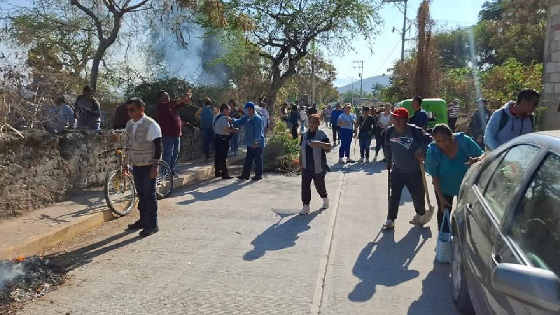 Vecinos de Xoxocotla rechazan construcción de casas en predio designado a proyecto