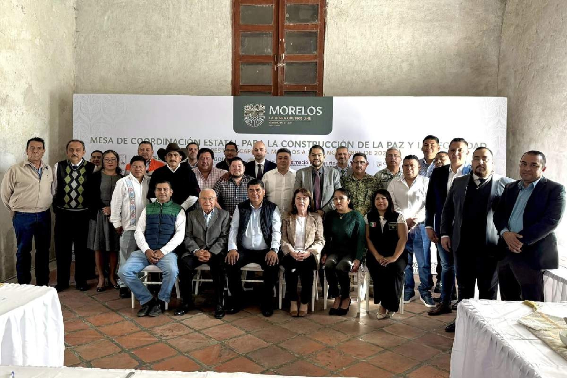 Yecapixtla, sede de la Mesa para la Construcción de la Paz y la Seguridad