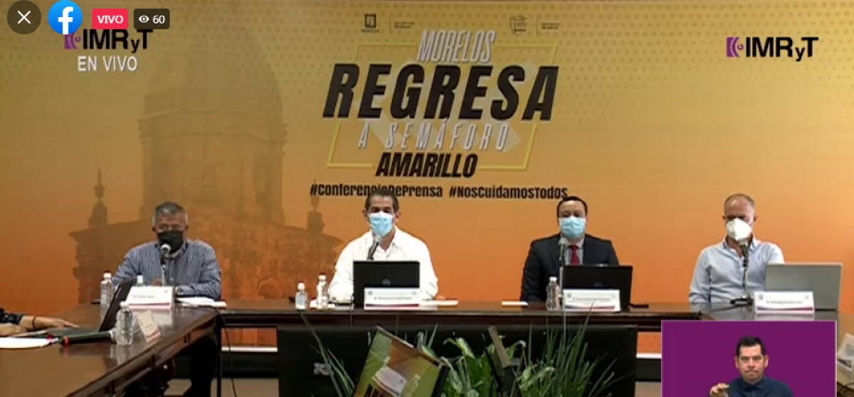 En Morelos, 38,232 casos confirmados acumulados de covid-19 y 3,945 decesos