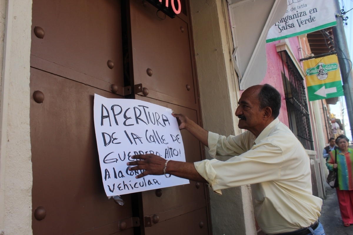 Comerciantes amenazan con ampliar su protesta