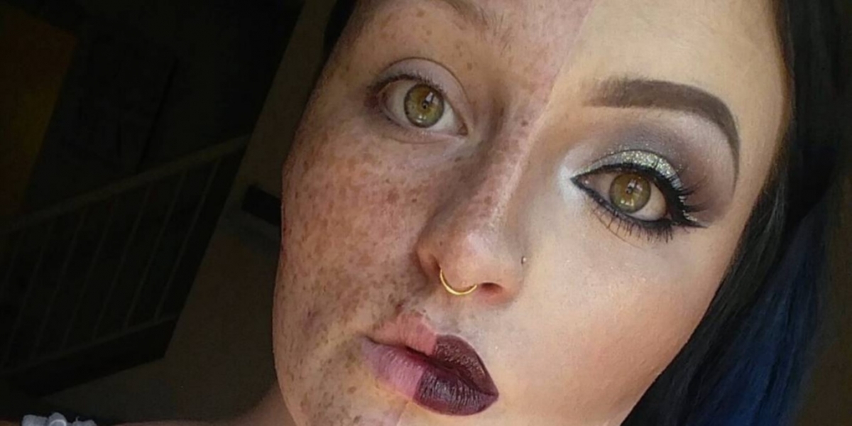 Kelsie Swygart, la chica que creó polémica con su maquillaje