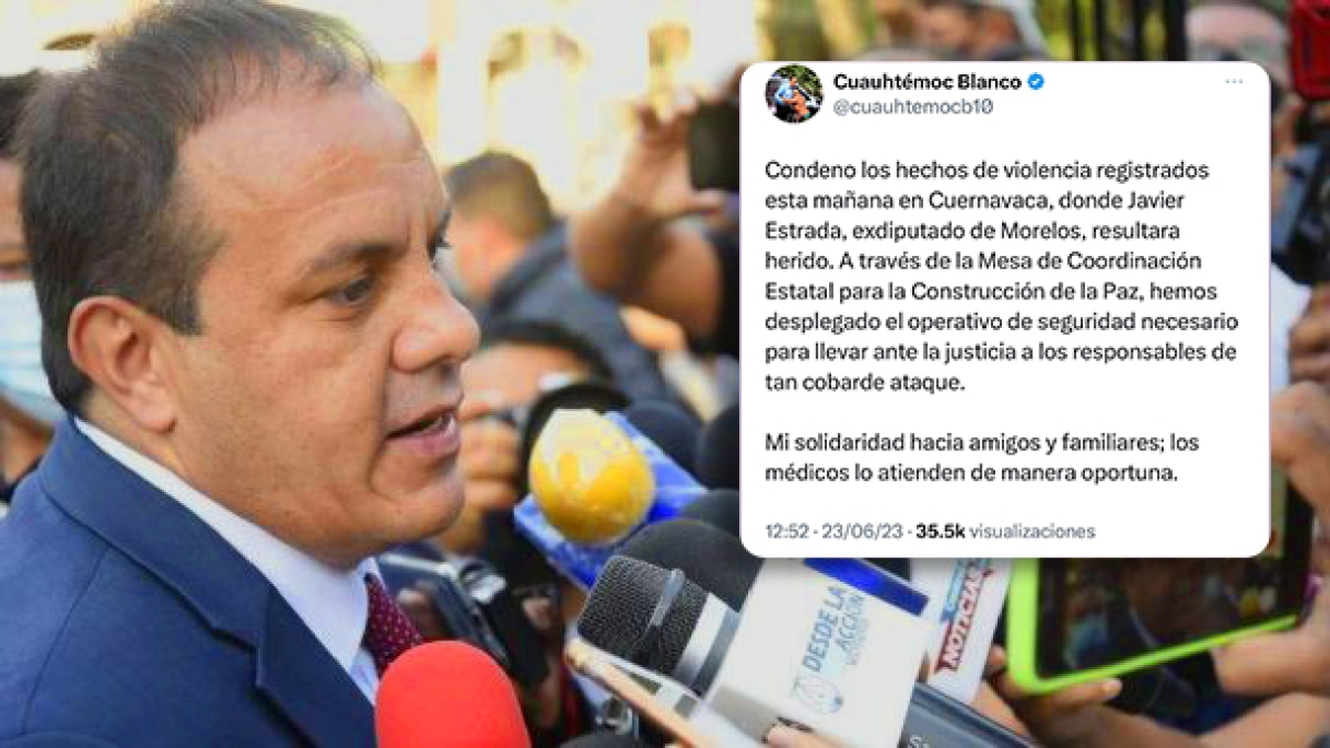Condena gobernador los hechos de violencia en los que resultó herido el exdiputado Javier Estrada