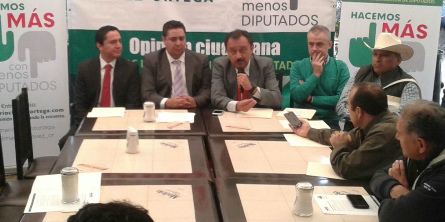 Anuncia legislador una iniciativa para desaparecer cinco diputaciones plurinominales