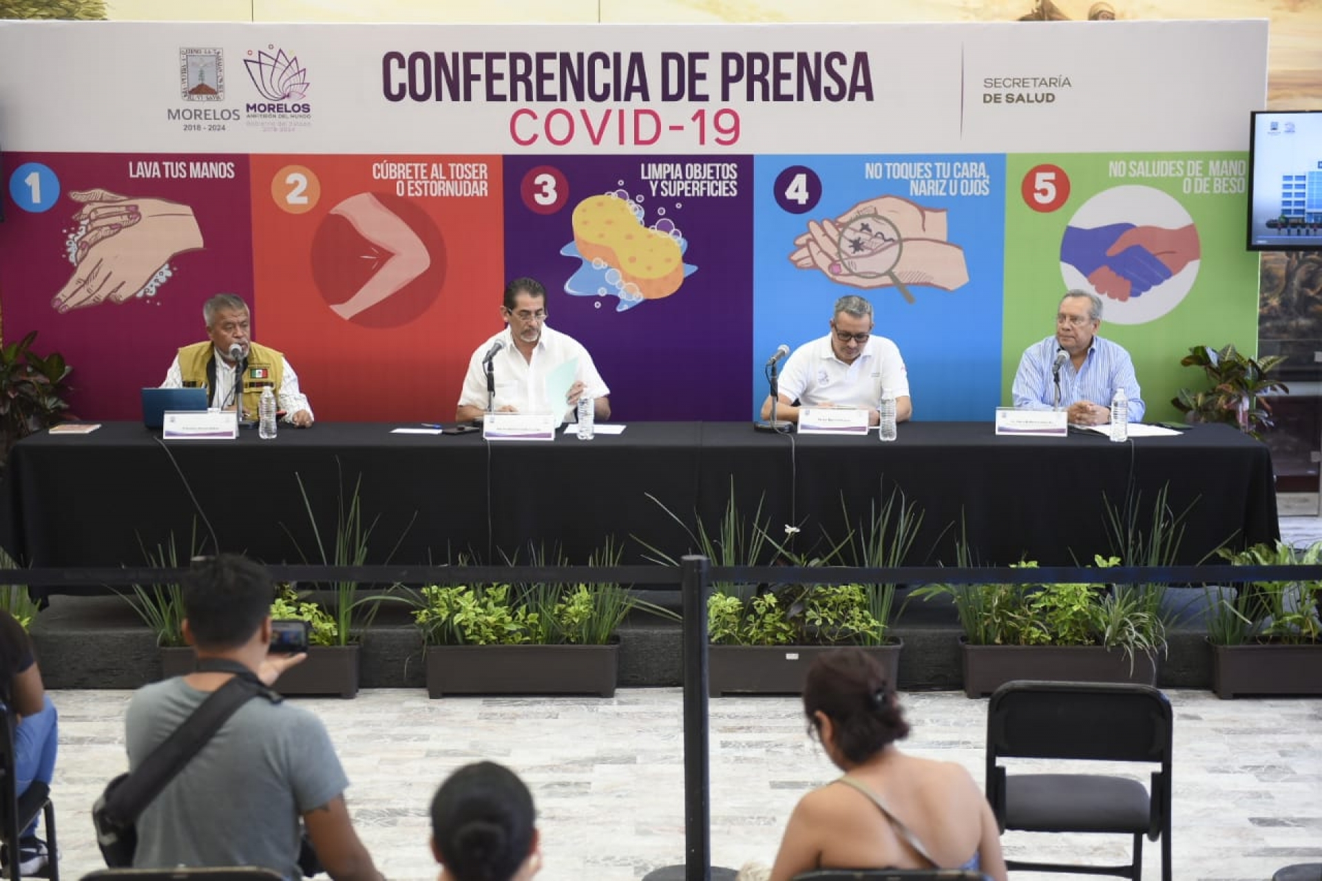 Informan autoridades sobre el panorama estatal Covid-19, al 29 de marzo