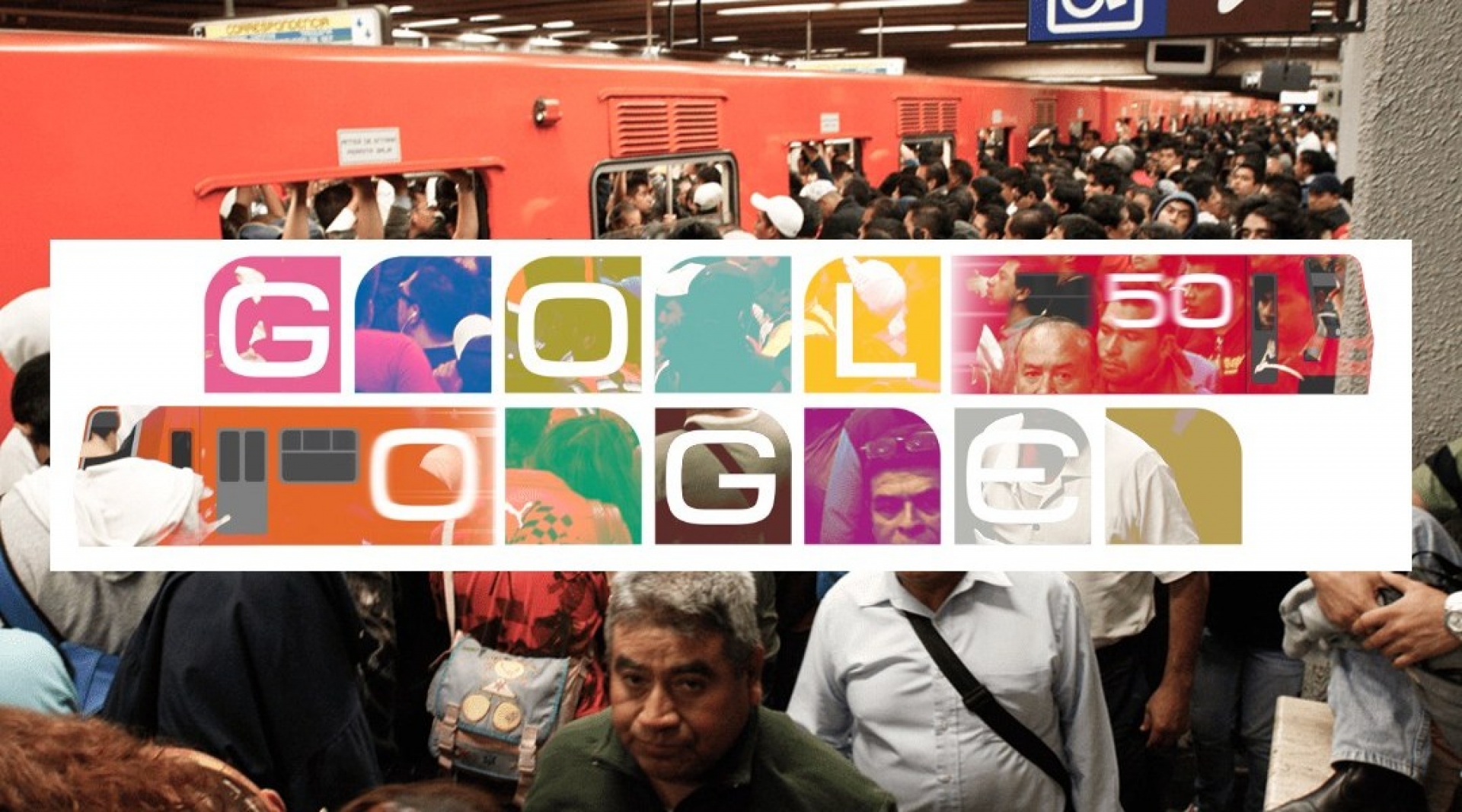 Google celebra los 50 años del Metro con este doodle