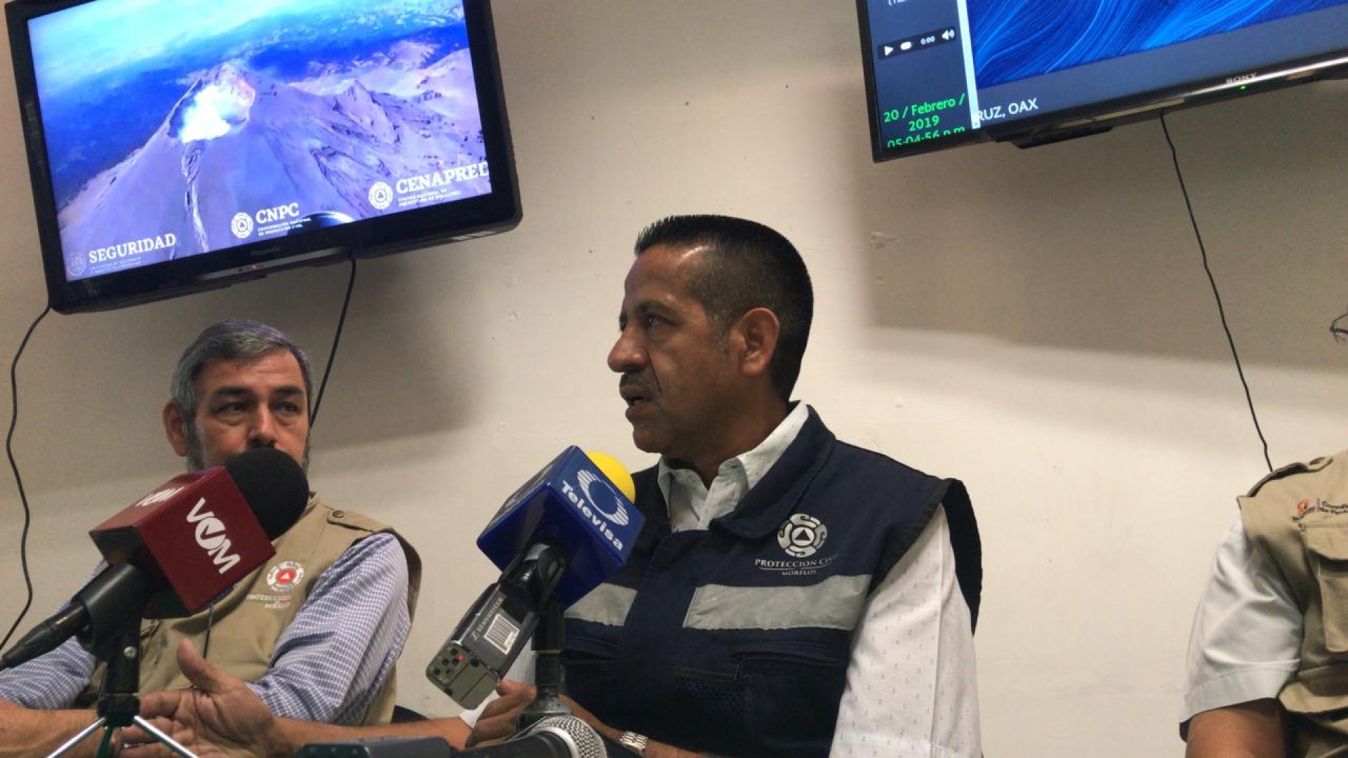 Mantiene CEPCM vigilancia en torno a la actividad del Popocatépetl
