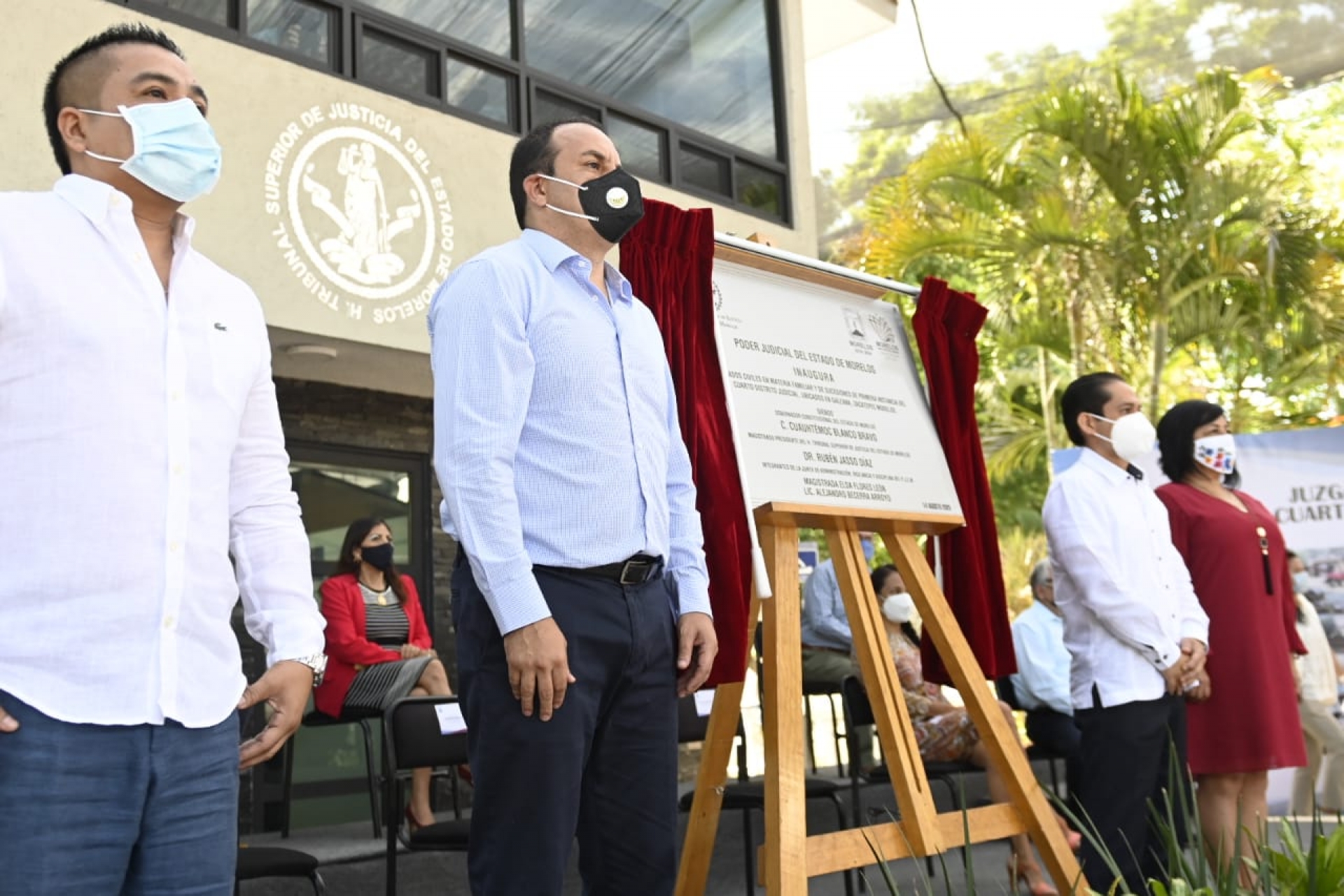 Inaugura gobernador instalaciones de juzgados del cuarto distrito judicial, en Zacatepec