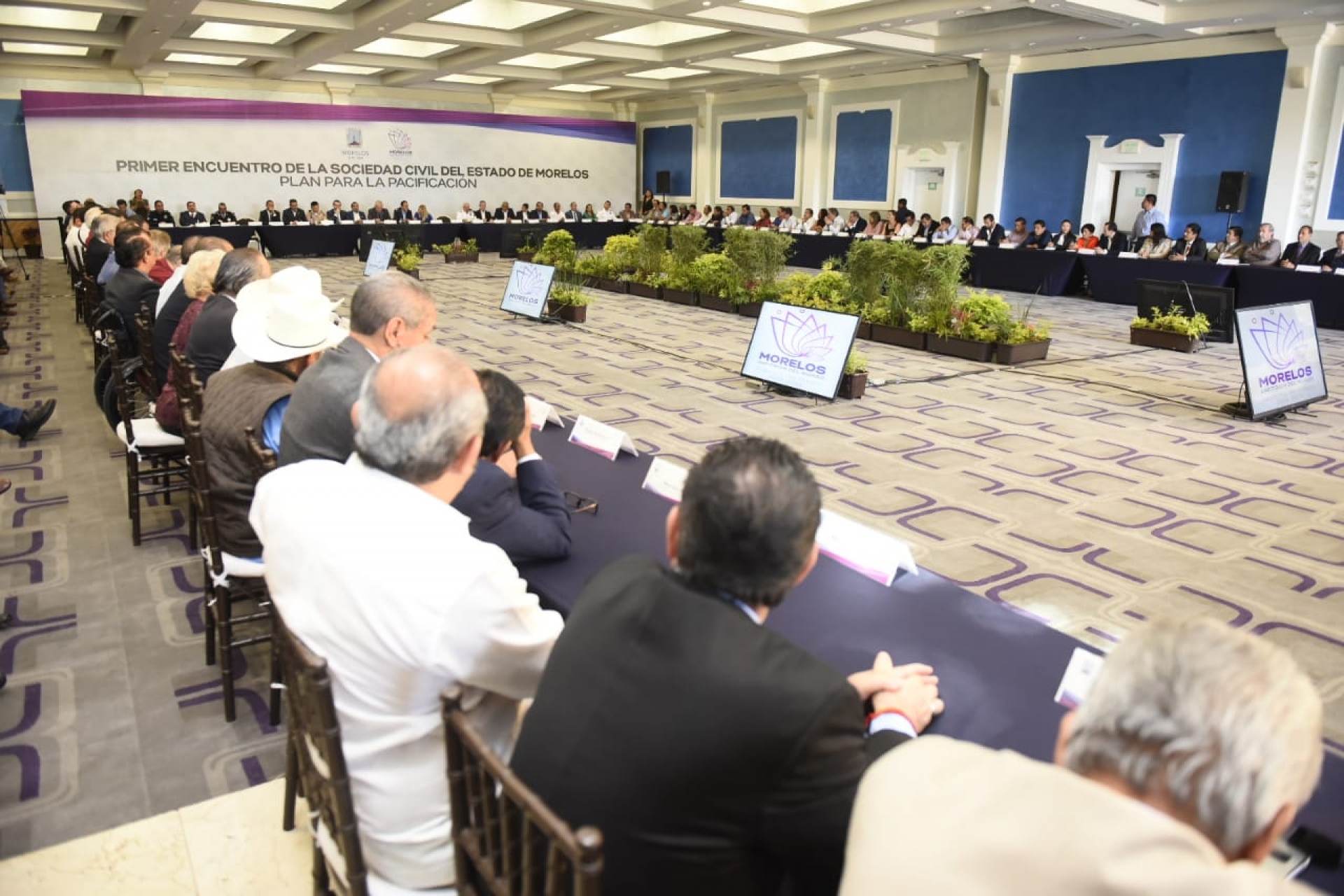 Realizan primer encuentro de la sociedad civil de Morelos para la pacificación
