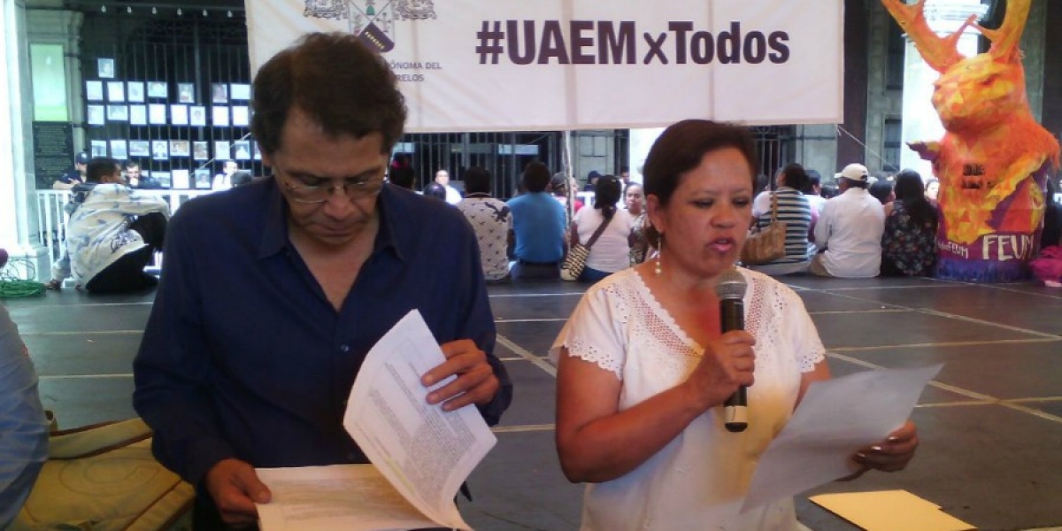 Reconoce Consejo Universitario de la UAEM a líderes sindicales que dialogan con autoridades estatales