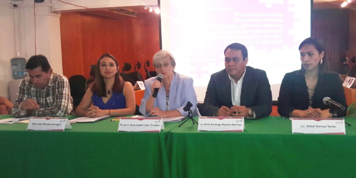 Presentan propuesta del Impepac de reforma al Código de Instituciones y Procedimientos Electorales