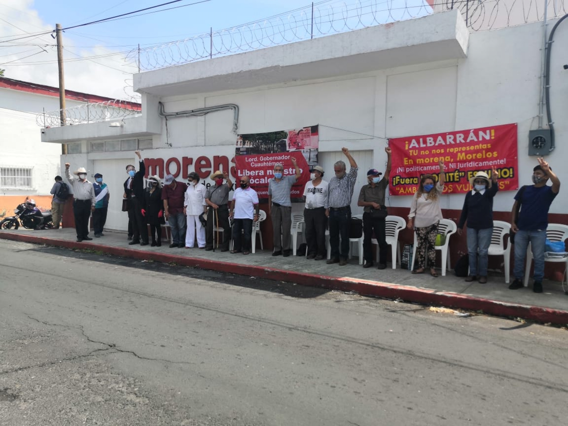 Bases de Morena Morelos emplaza a instalar mesa de diálogo