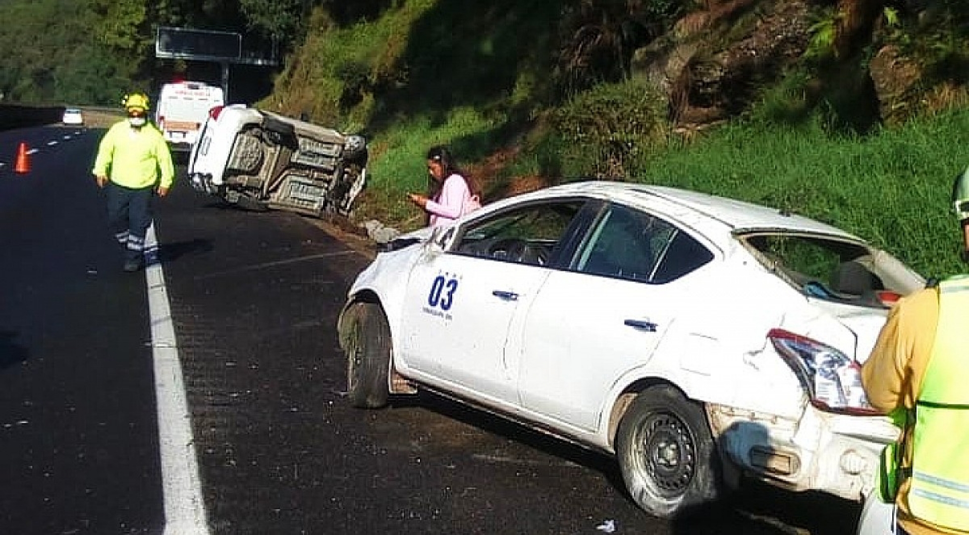 En un sólo día, hasta 20 accidentes en la autopista México-Cuernavaca