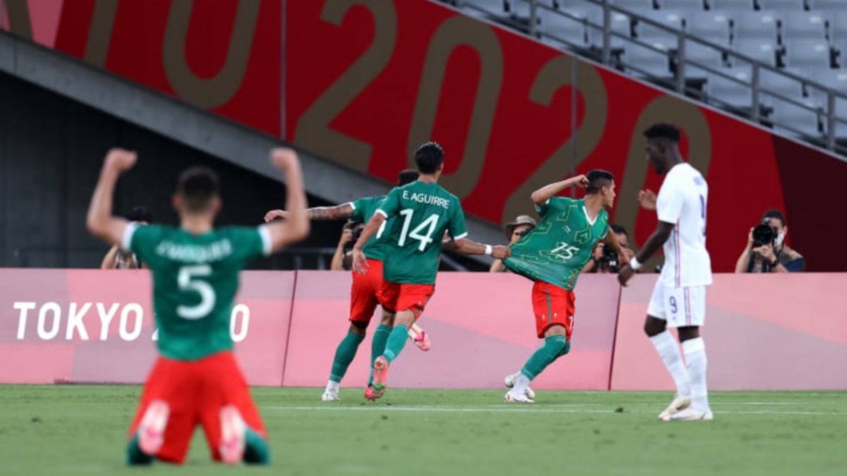 México se impone a Francia 4-1 en futbol olímpico en Tokio 2020