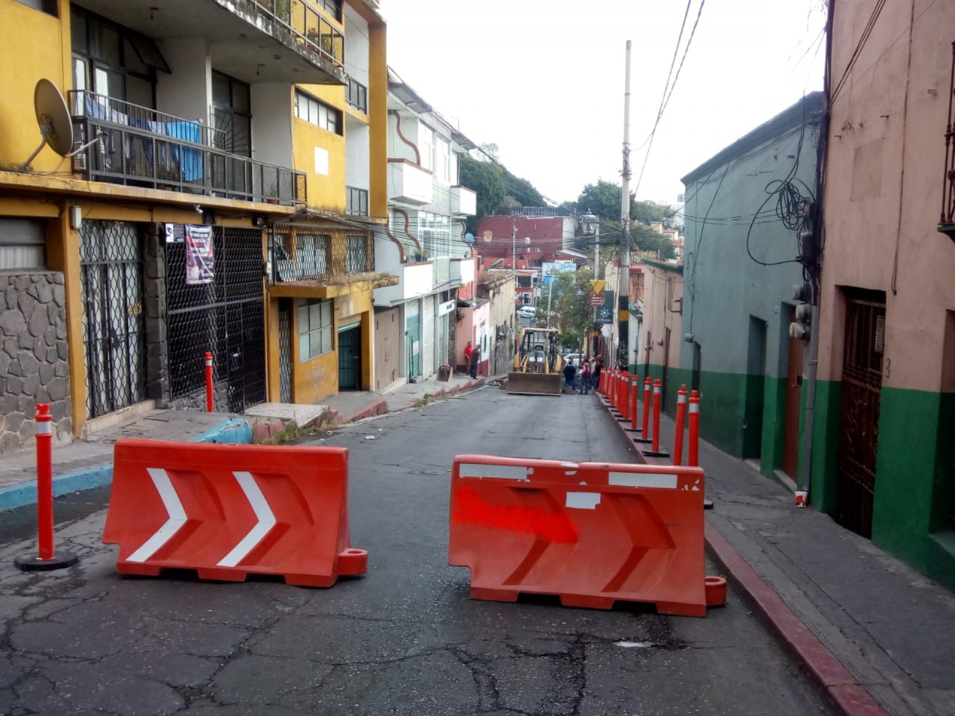 Se registra cierre de calle Salazar, por obra de rehabilitación