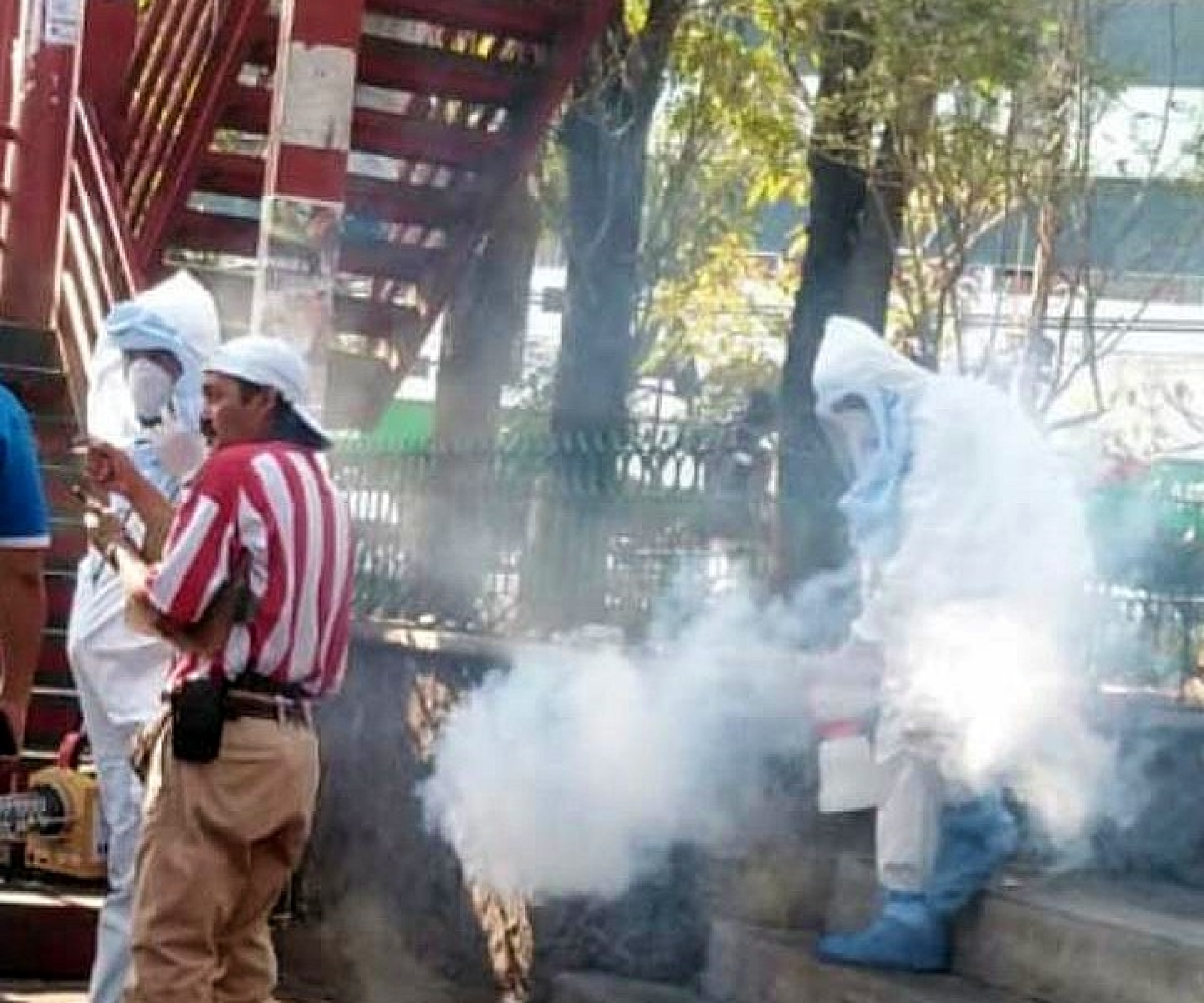 Informan autoridades que no efectúan labor de sanitización en glorieta La Luna