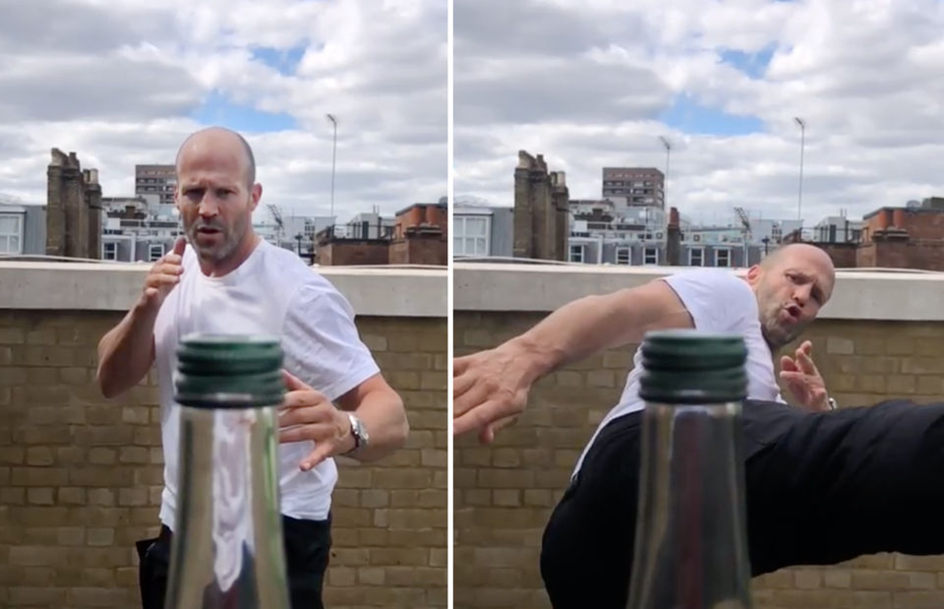 Bottle Cap Challenge: el reto de los famosos para abrir una botella