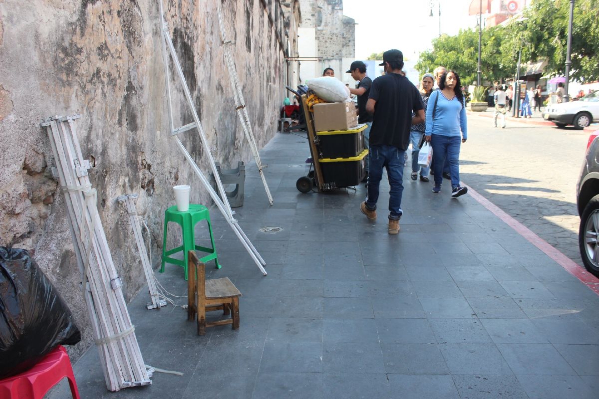 Retiran a ambulantes de la calle Hidalgo de Cuernavaca