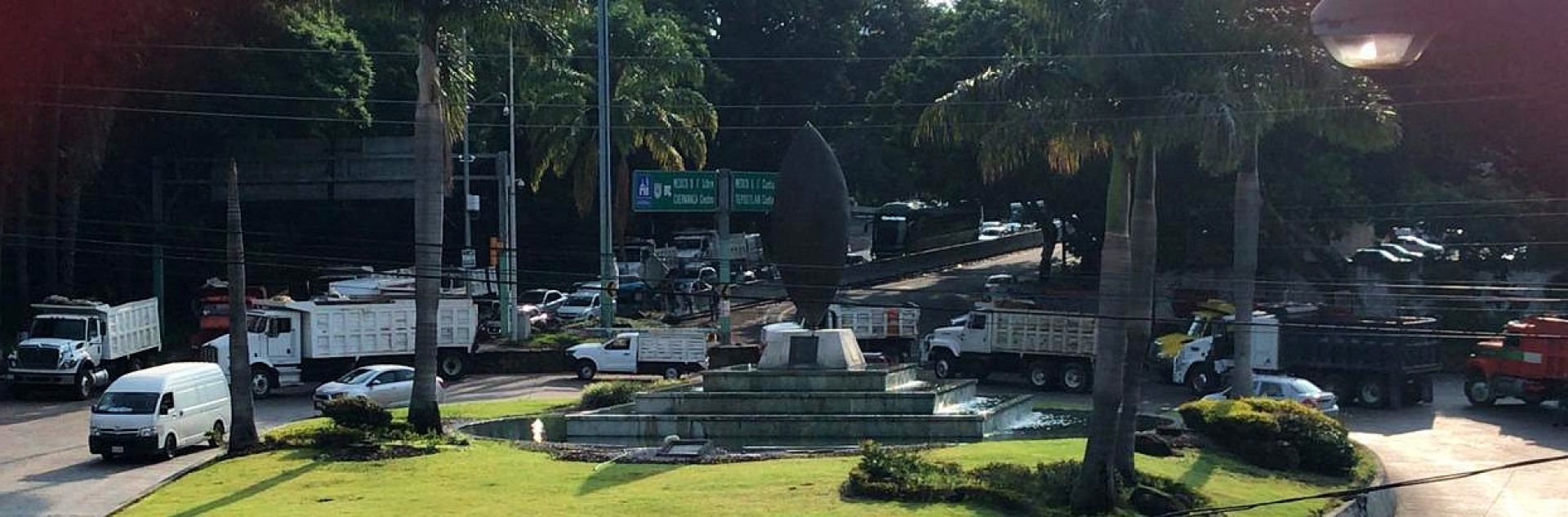 Se manifestaron transportistas, en demanda de seguridad; realizaron bloqueos en Cuernavaca