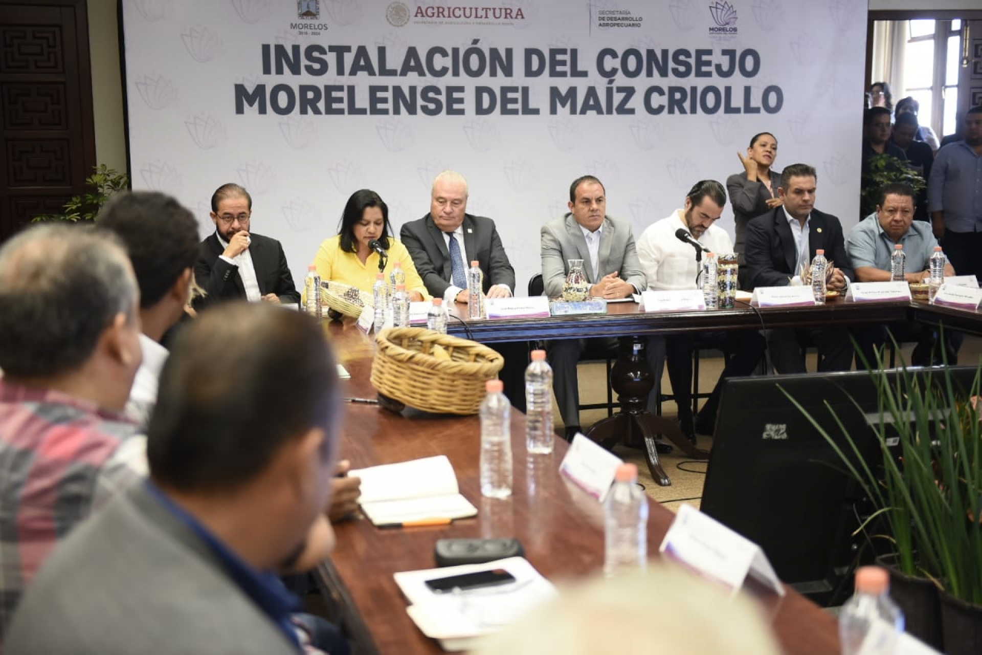 Preside gobernador instalación del Consejo Morelense del Maíz Criollo
