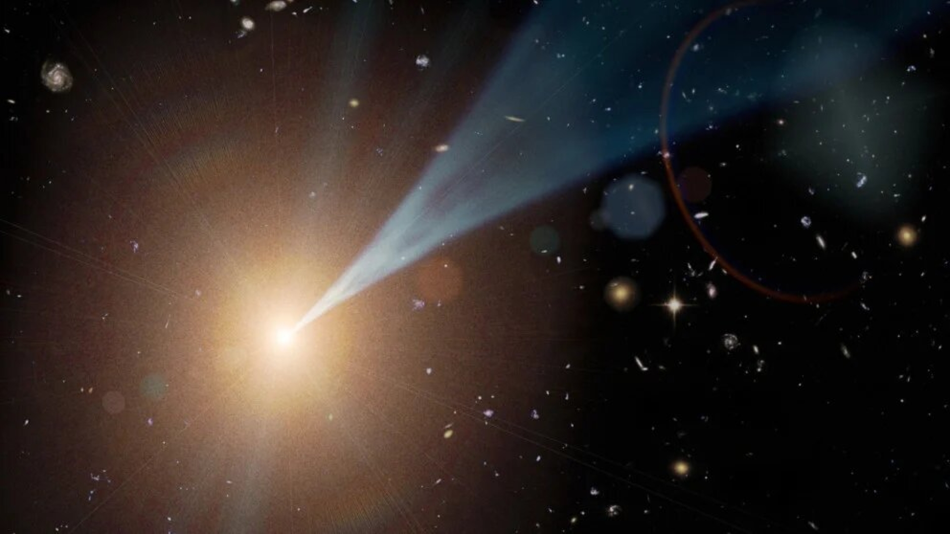 Detectan el blazar más antiguo y distante del Universo