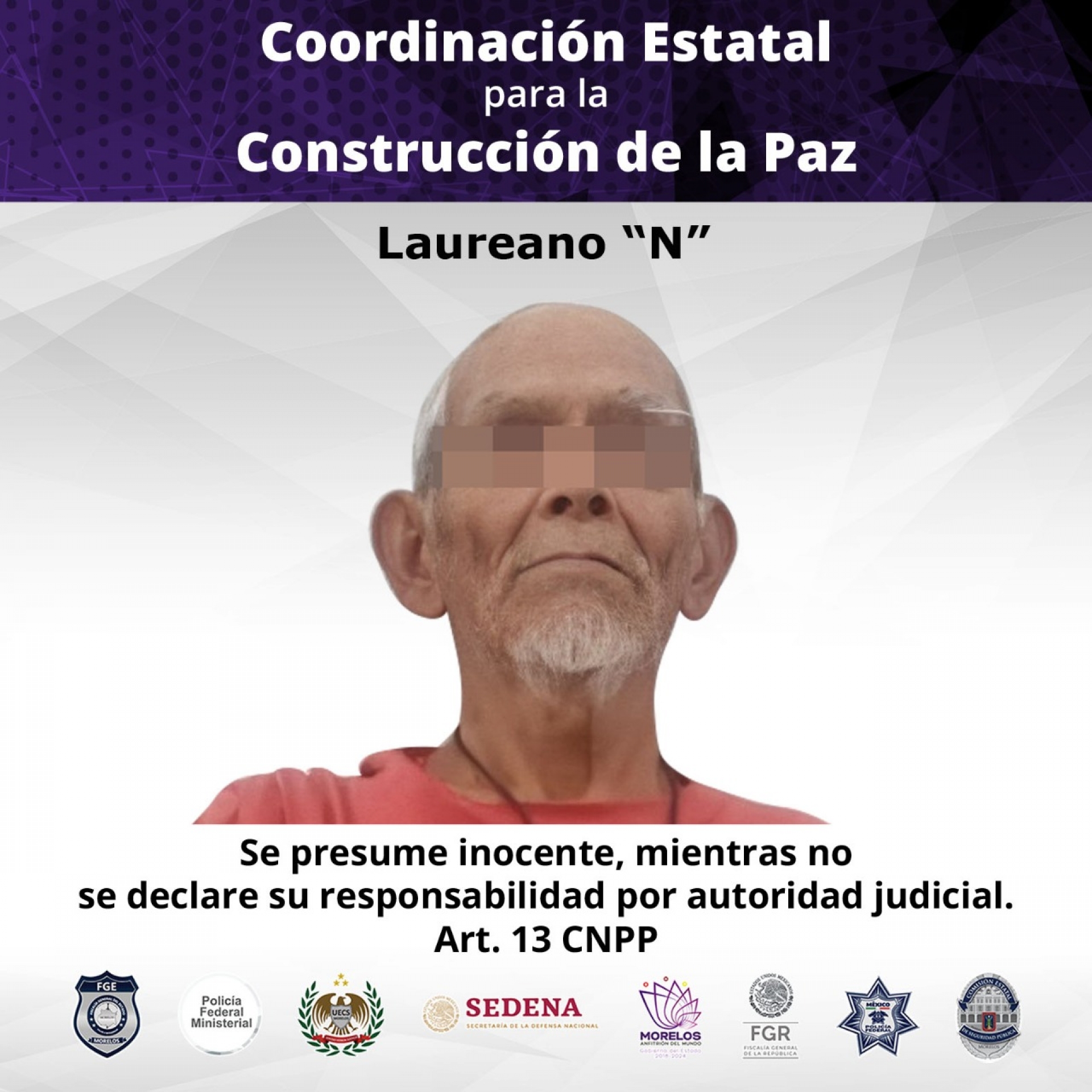 Refiere FGE legal detención contra hombre por abuso sexual agravado