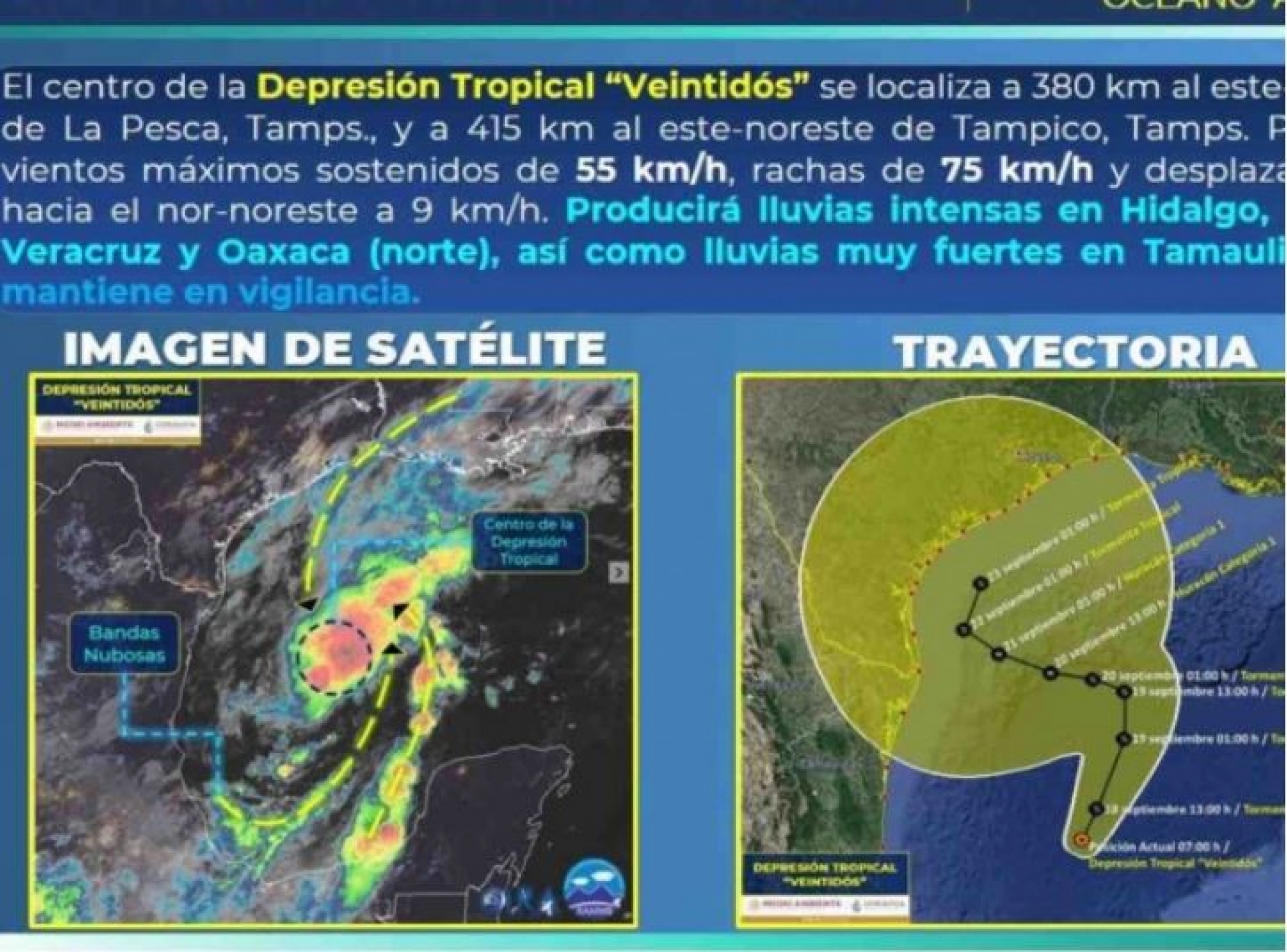 Lluvia regresará hoy con mucha fuerza en estos estados