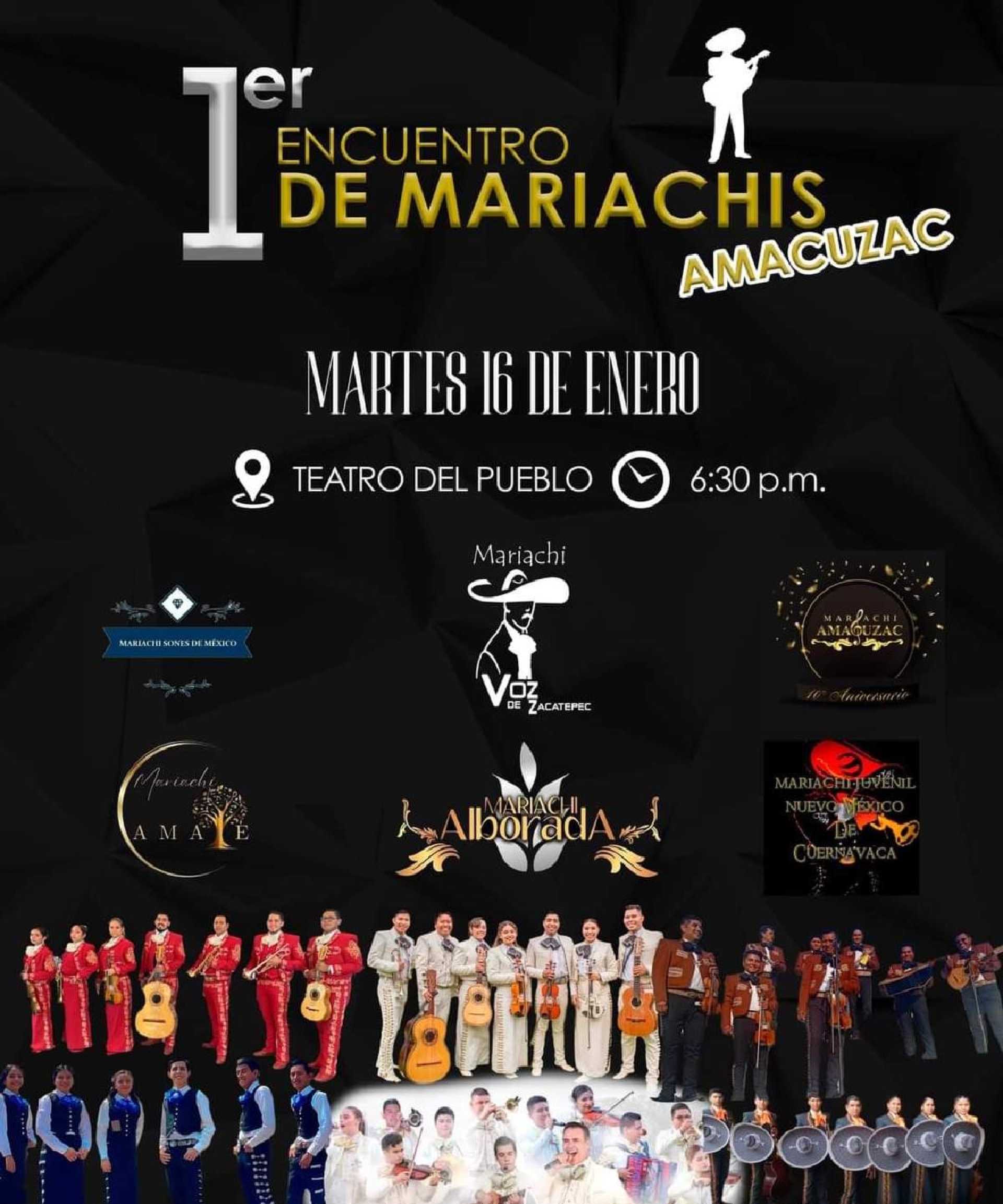 Anuncian 'Primer Encuentro de Mariachis' en Amacuzac